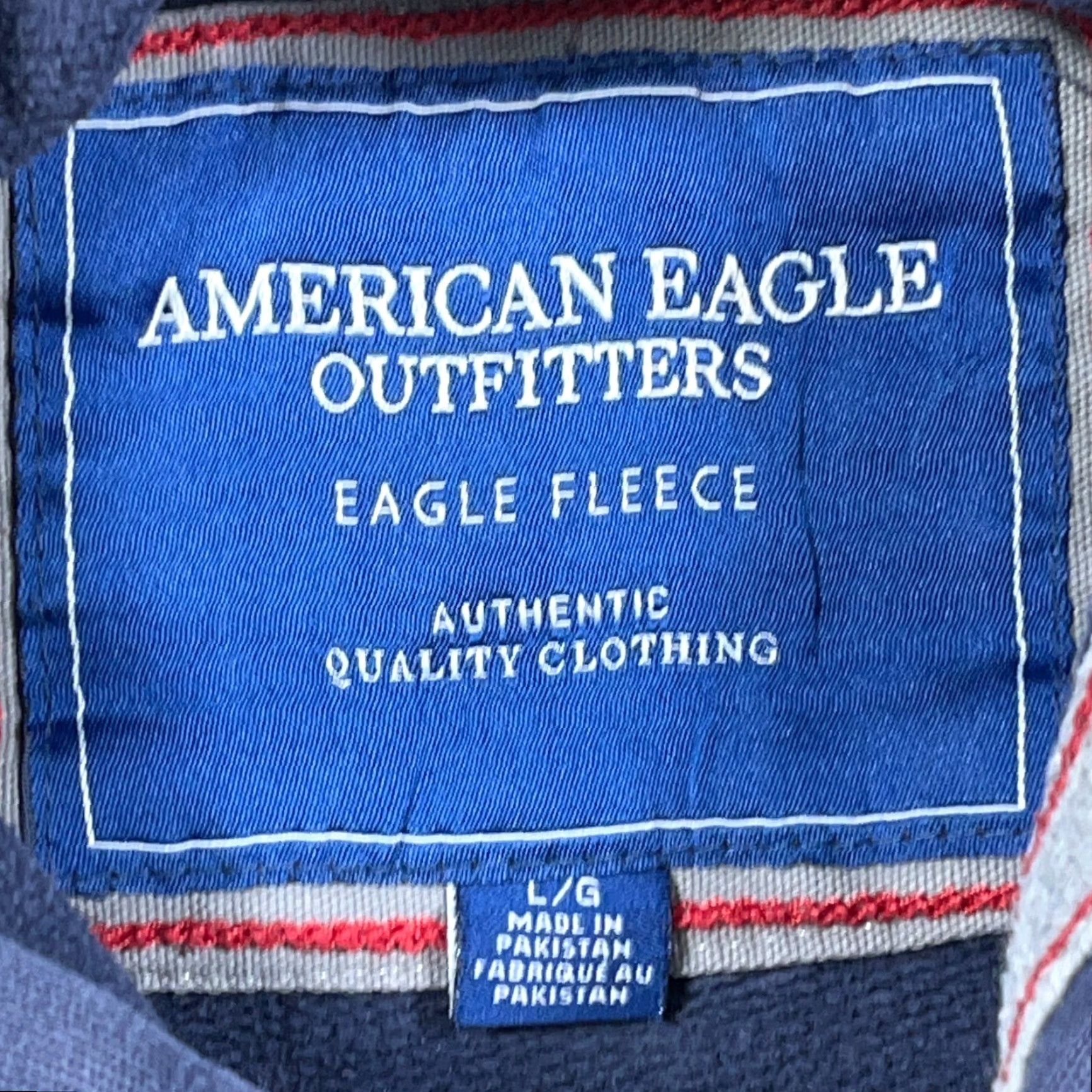 American Eagle Outfitters VINTAGE American Eagle Outfitters Hoodie Men L Blue Sweatshirt AE77 Spellout Hoodie Embroidered Logo Size US L / EU 52-54 / 3 - 3 Thumbnail