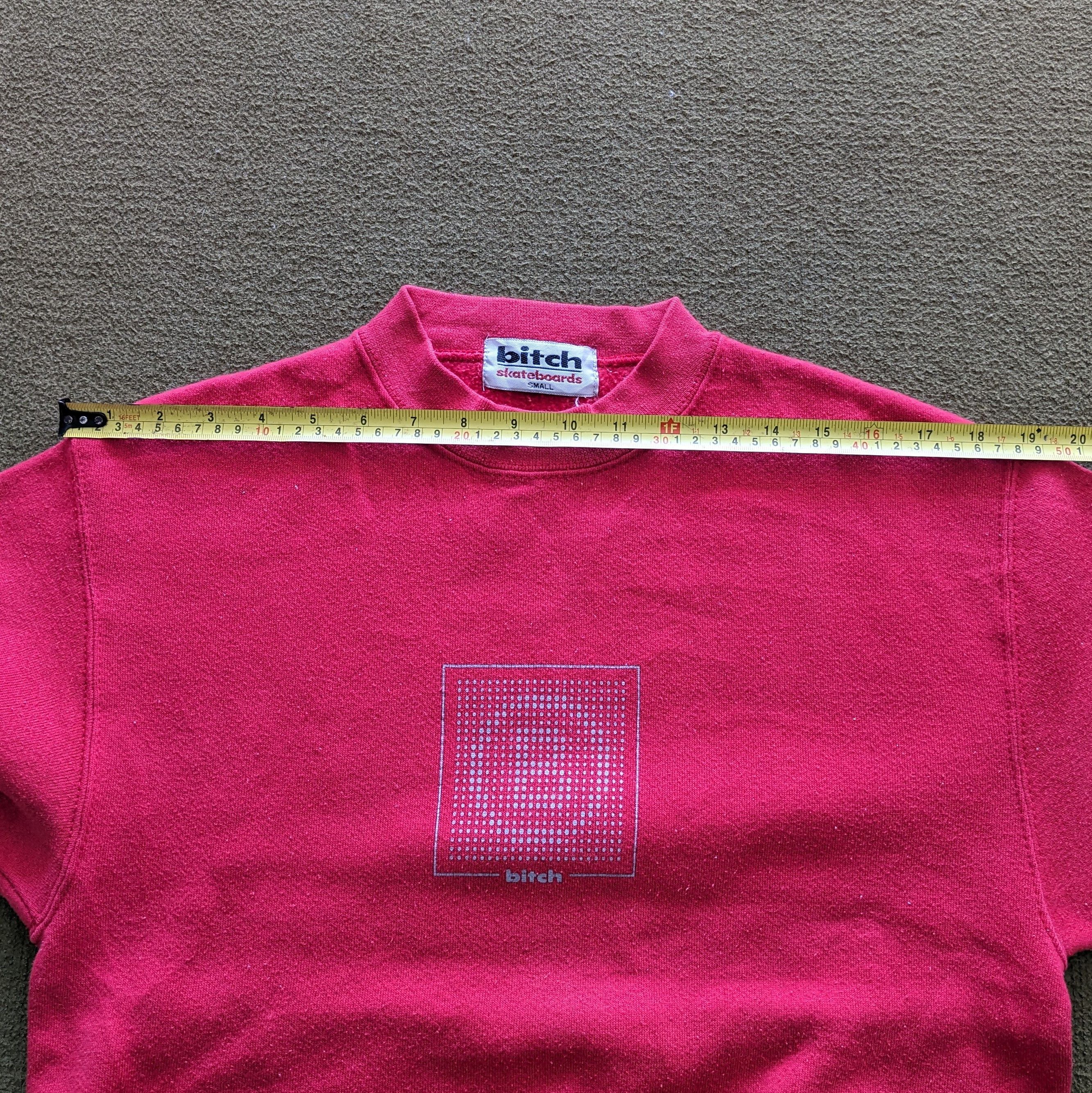 Vintage Vintage BITCH SKATEBOARD Style Sweatshirt Size US XS / EU 42 / 0 - 5 Thumbnail