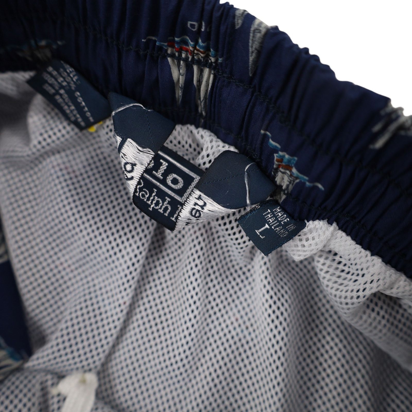 Polo Ralph Lauren × Vintage Vintage Polo Ralph Lauren Allover Ship Print Swim Trunks Size US 30 / EU 46 - 8 Thumbnail