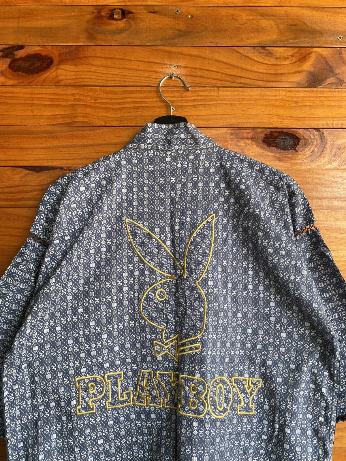 Playboy Vintage Playboy Japanese Pattern Kimono Jacket Yukata Style Size US M / EU 48-50 / 2 - 11 Thumbnail