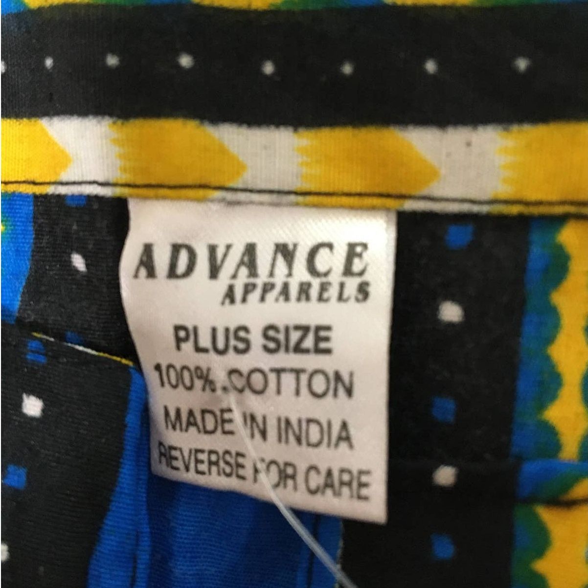 Other NWT Advance Apparels Plus Size 100% Cotton Dashiki Size XL / US 12-14 / IT 48-50 - 3 Thumbnail