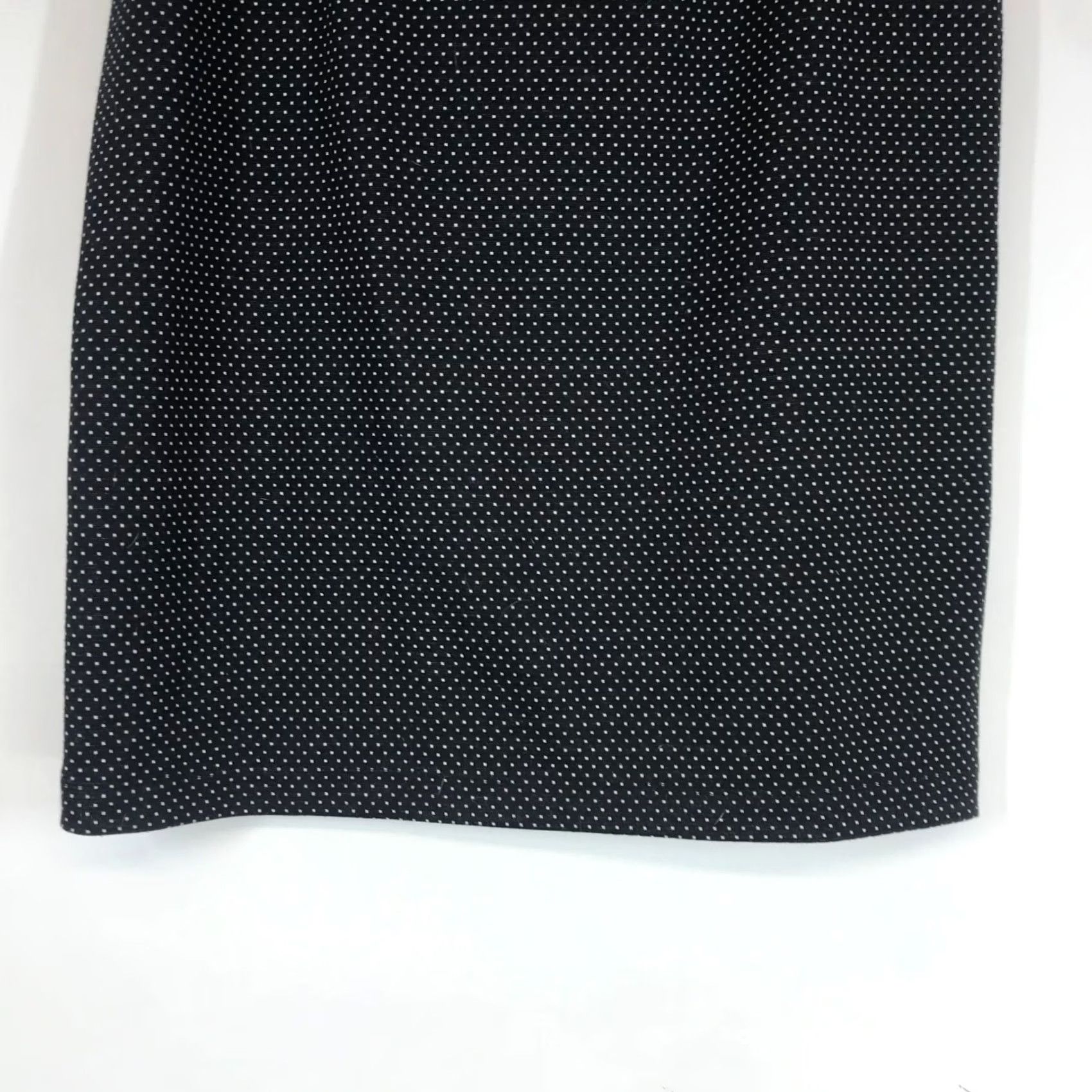 Loft LOFT Womens Large Black Polyester Skirt Pull-On Polka Dots Size 36" / US 14 / IT 50 - 6 Thumbnail
