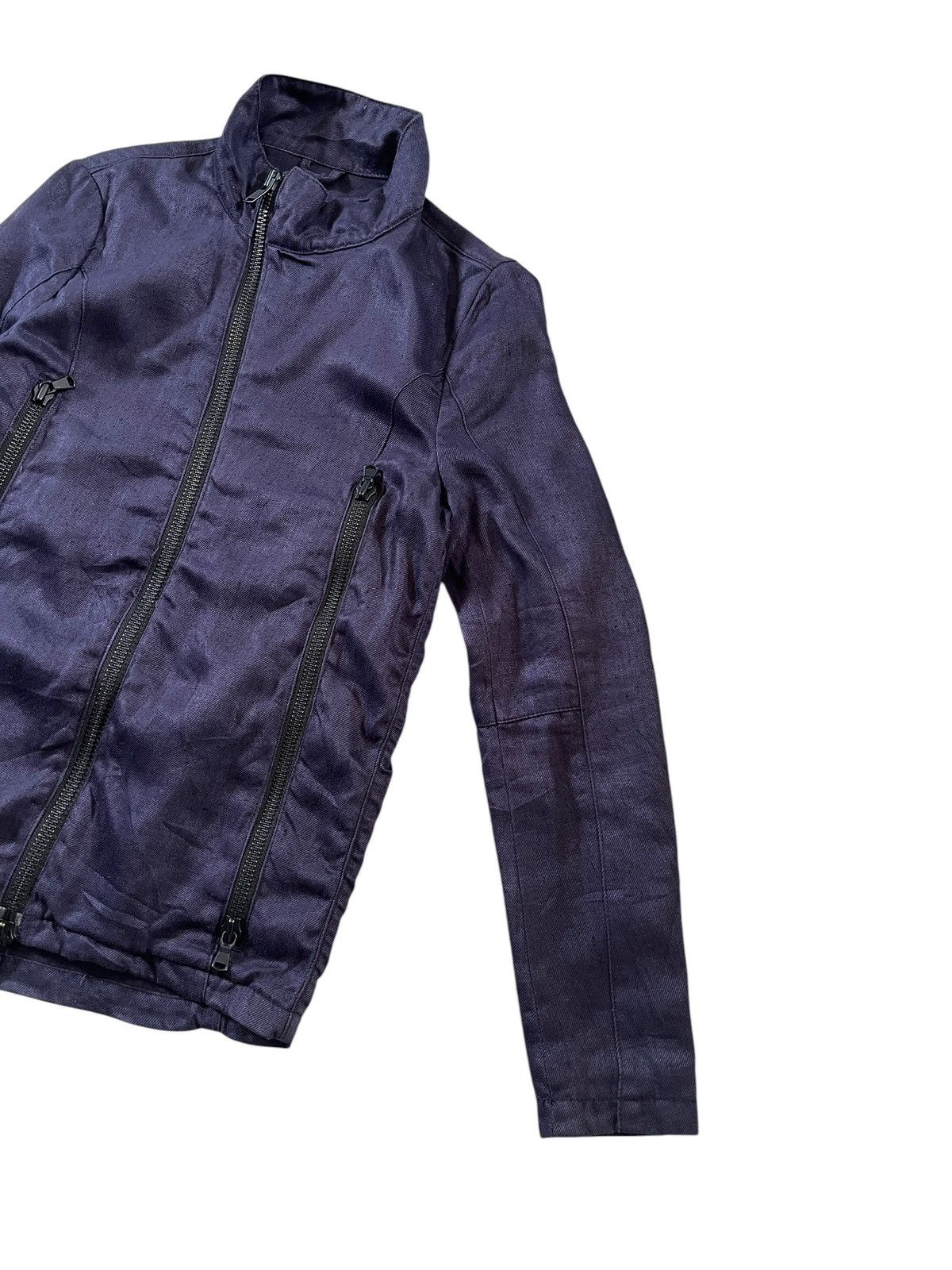 Designer × Japanese Brand × RIPVANWINKLE Rip Van Winkle Zipper Linen Jacket Size US S / EU 44-46 / 1 - 6 Thumbnail
