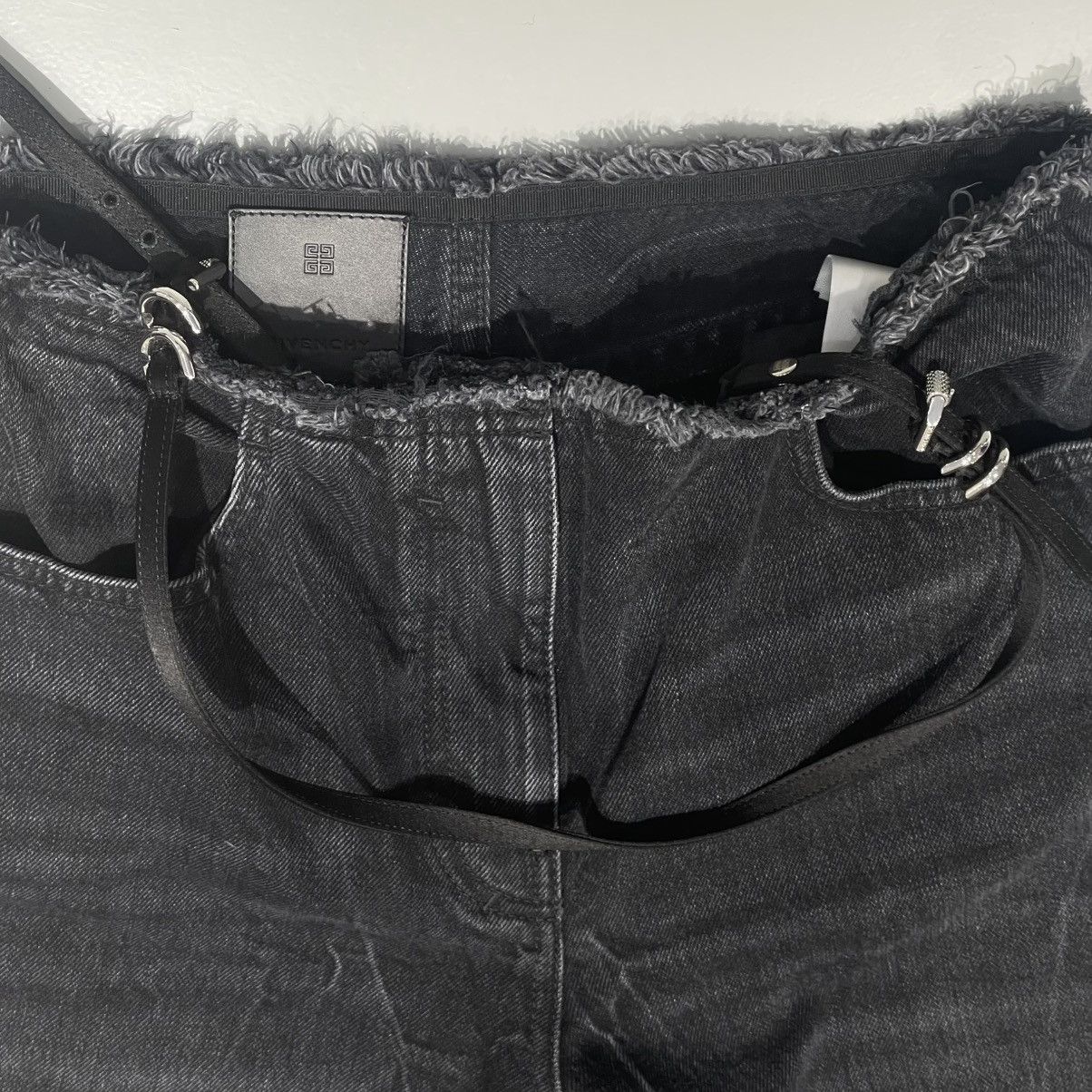 Givenchy Givenchy Wide-Leg Denim Cotton Jeans Size 26" / US 2 / IT 38 - 6 Thumbnail