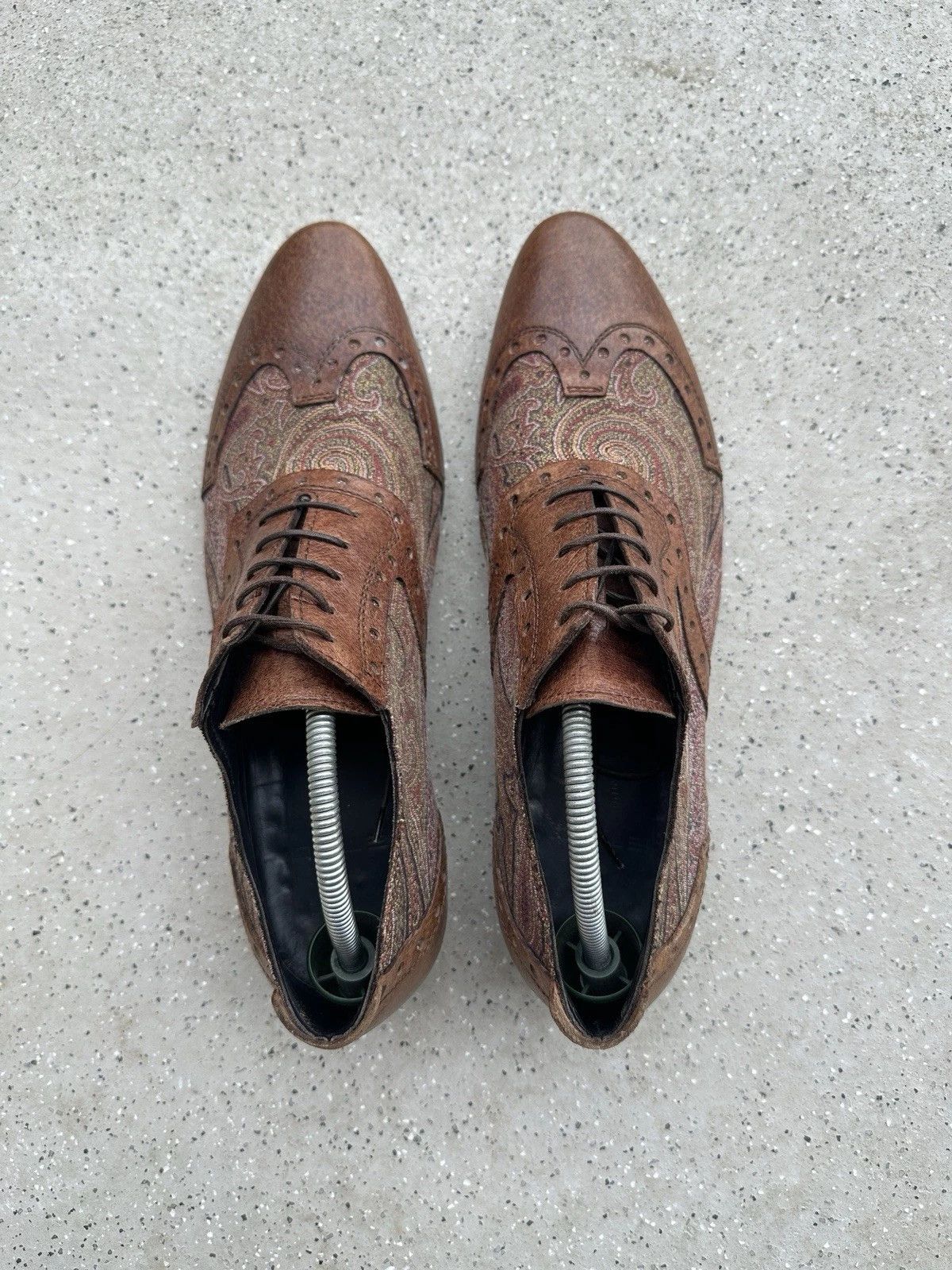 Etro Mens Etro Paisley Shoes Oxford Size 41 Size US 8 / EU 41 - 3 Thumbnail