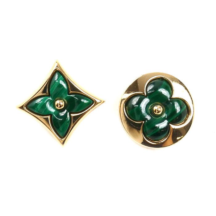 Louis Vuitton Louis Vuitton Louis Vuitton Star Blossom Sun Blossom BB Au750 Earrings Precious Metal Earrings Q96673/Q96672 DUTY FREE for USA Size ONE SIZE - 1 Thumbnail