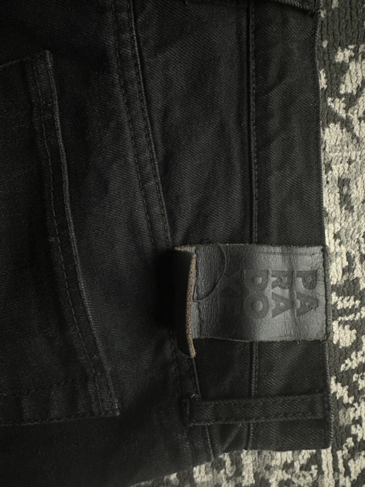 Paradoxe Paris Paradox Paris Big Baggy Black Denim Size US 31 - 7 Thumbnail