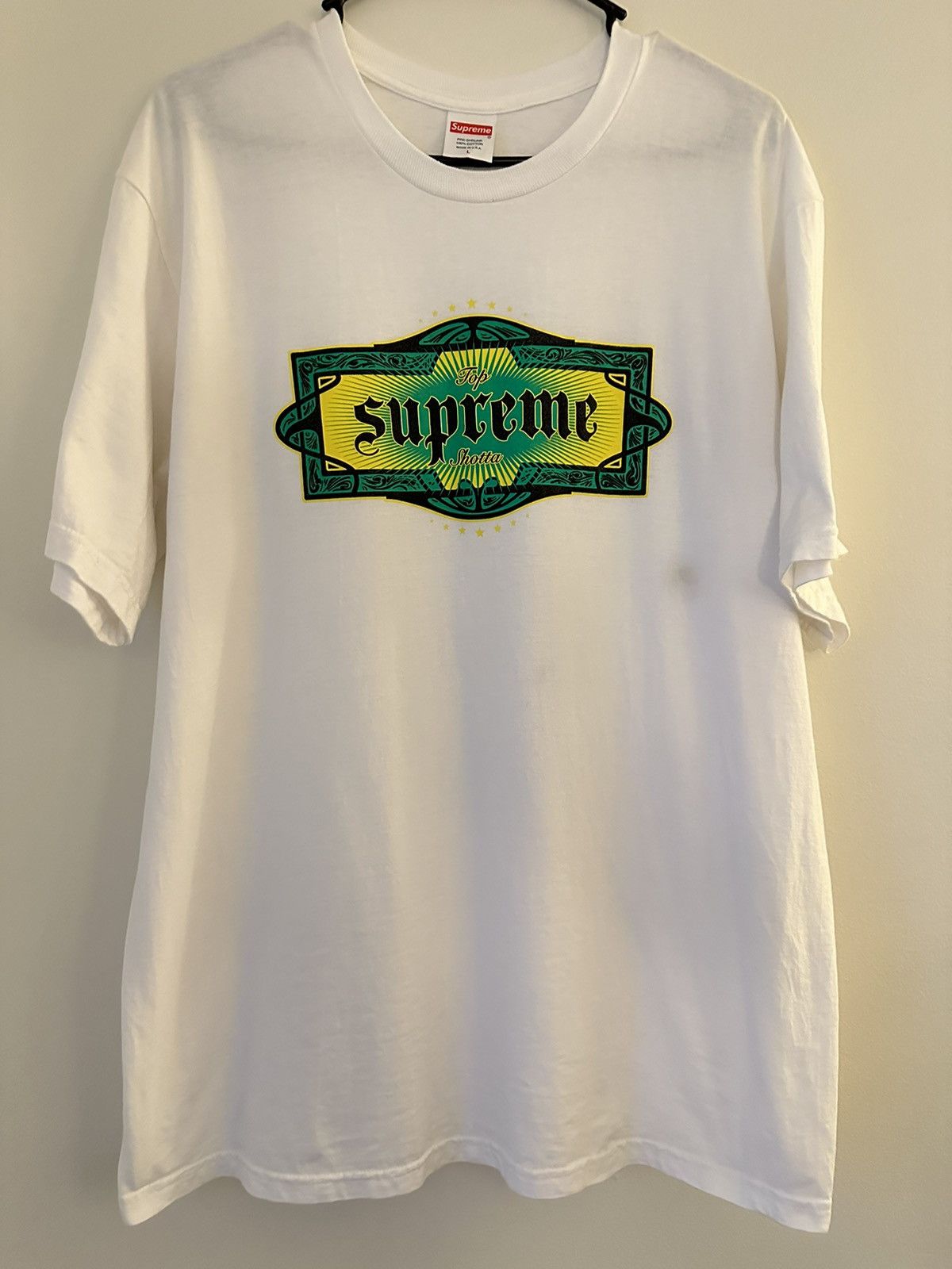 Supreme Supreme Top Shotta Tee Size US L / EU 52-54 / 3 - 1 Thumbnail