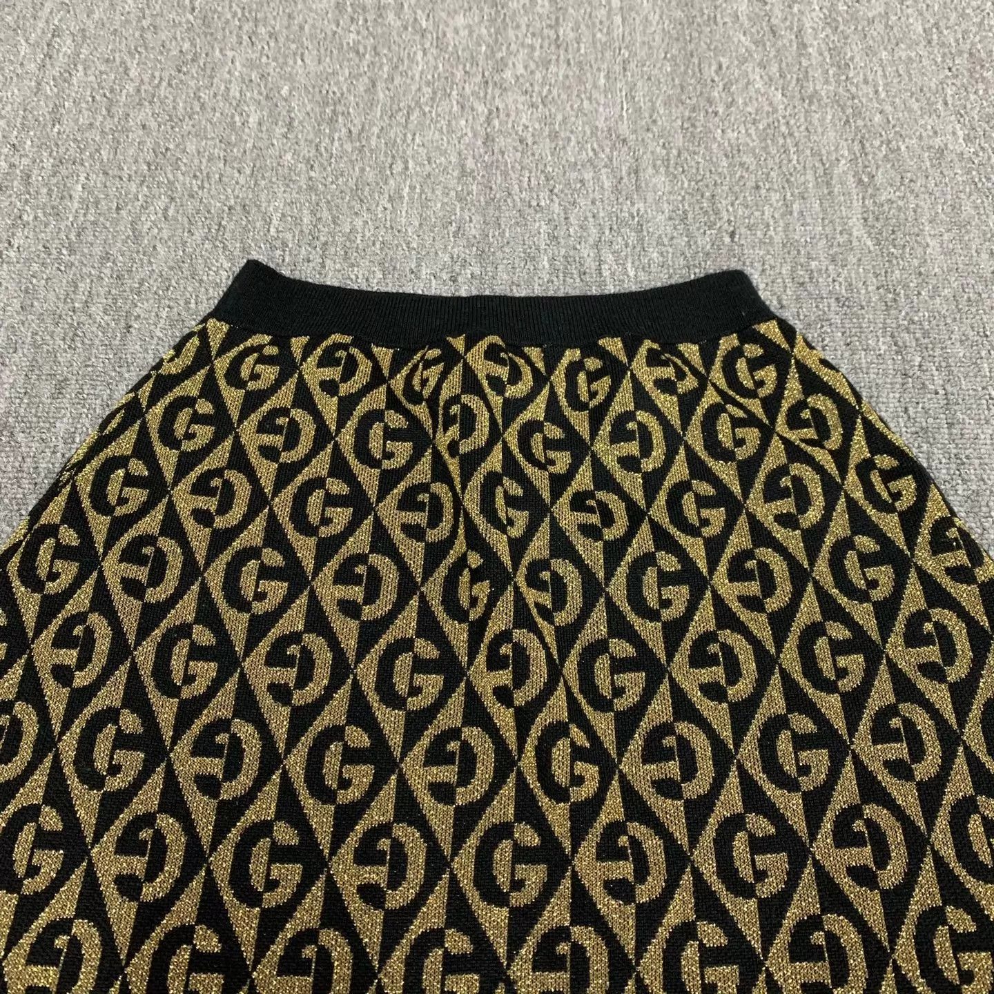 Gucci Gucci Women's Wool GG Monogram Dress S 98 New Size 26" / US 2 / IT 38 - 8 Thumbnail