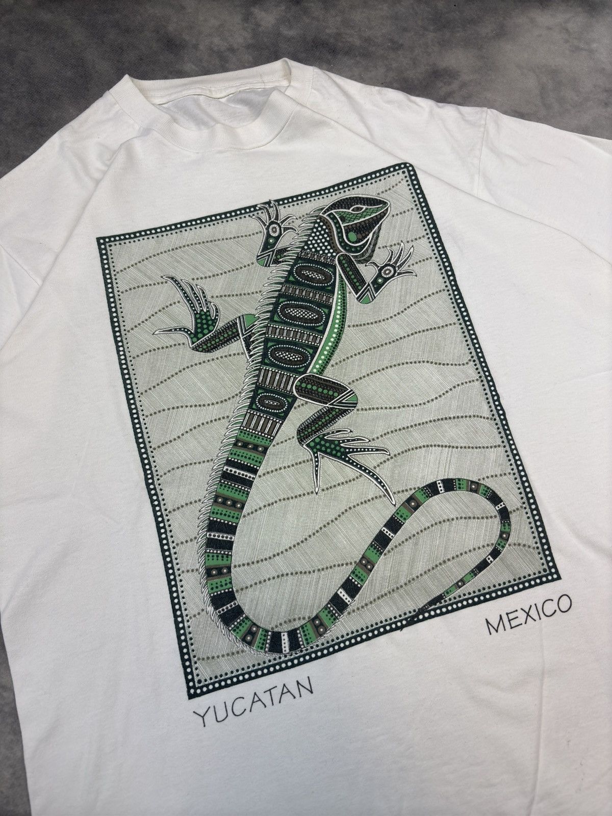 Other Mexico Iguana T shirt single stitch graphic animal nature Size US L / EU 52-54 / 3 - 2 Thumbnail