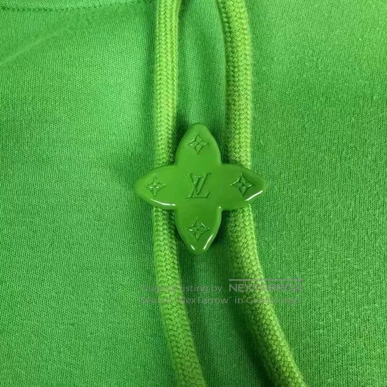 Louis Vuitton Louis Vuitton FW23 solid logo hooded long sleeve sweatshir Size US XL / EU 56 / 4 - 4 Thumbnail