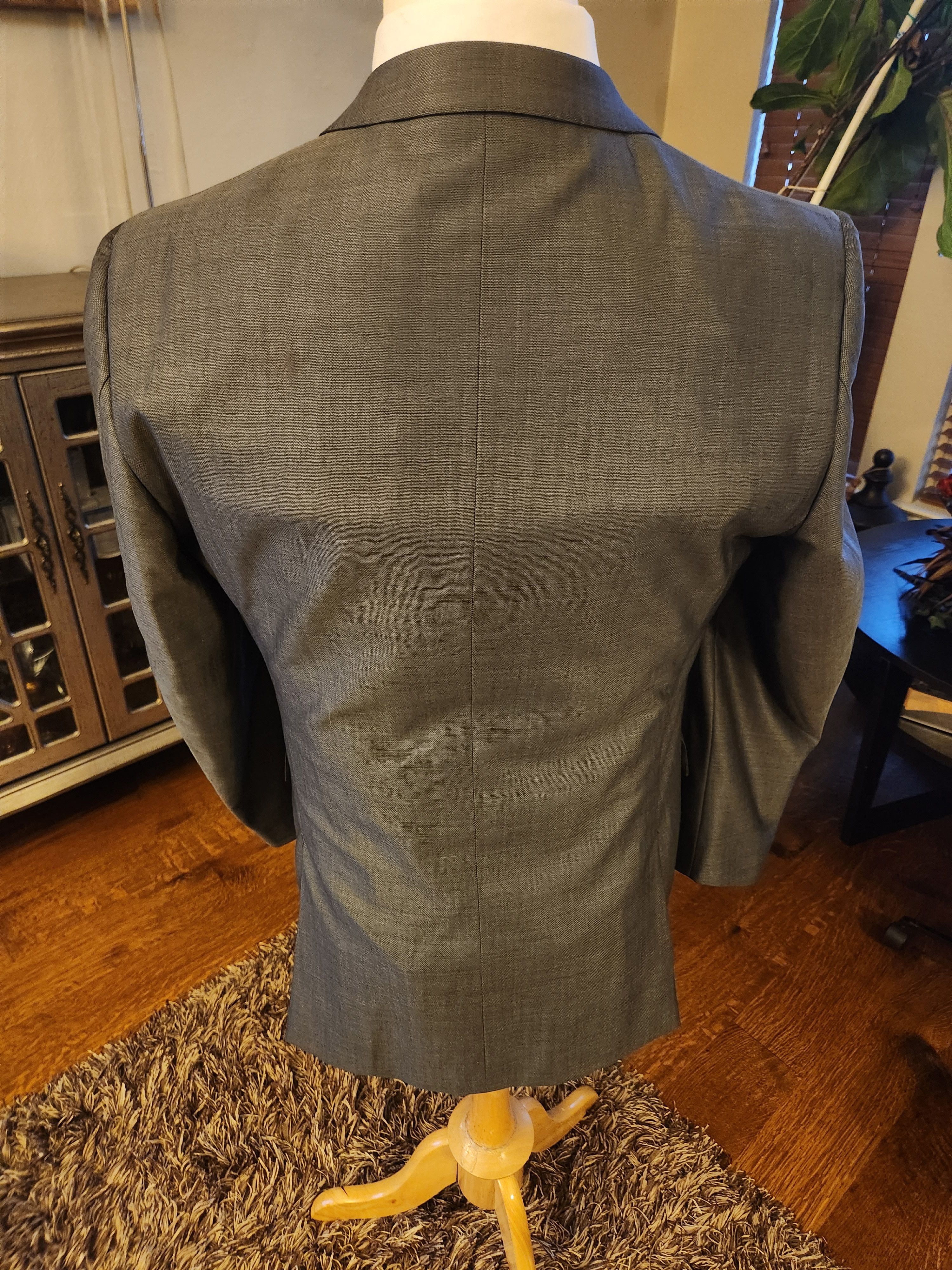Other NWOT Tiglio Luxe Gray Silk/Wool 3-Peice Suit Size 42R - 3 Thumbnail