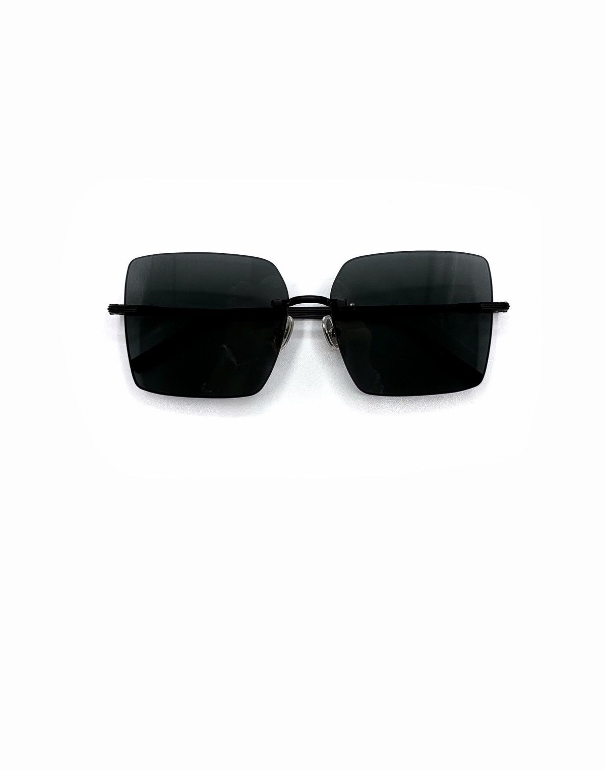 Salvatore Ferragamo Ferragamo Prisma Metal Square Sunglasses Size ONE SIZE - 3 Thumbnail