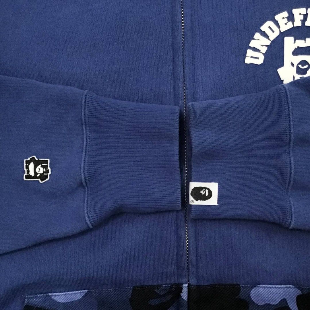 Bape × Undefeated BAPE × Undefeated zip hoodie blue camo a bathing ape Size US L / EU 52-54 / 3 - 6 Thumbnail