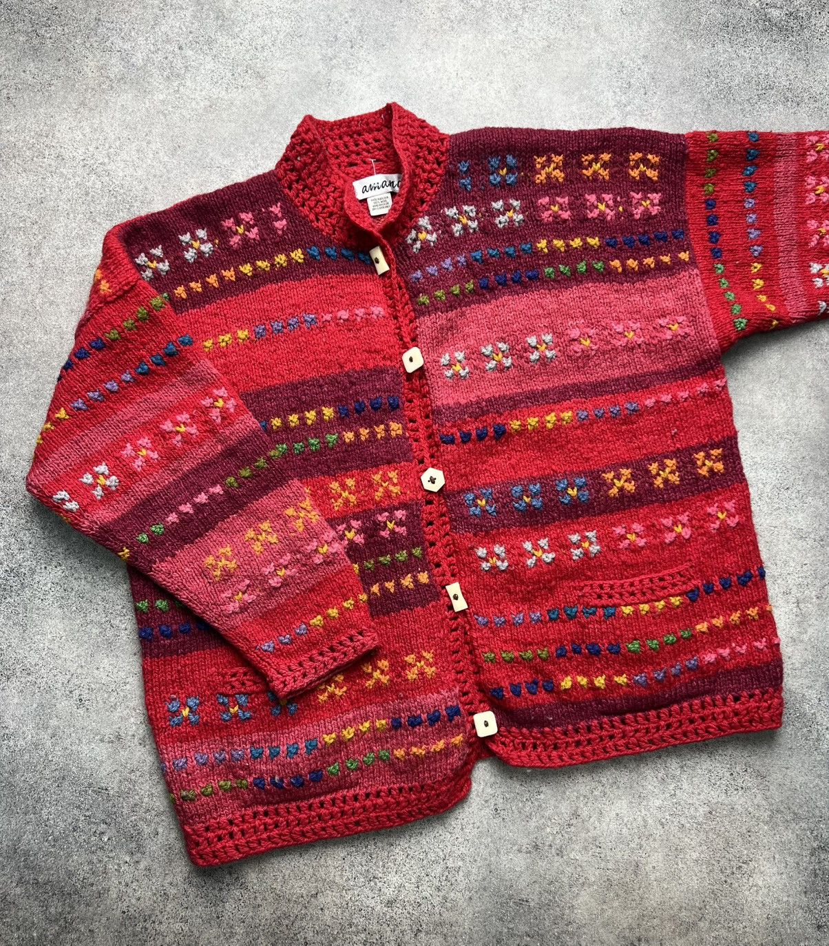 AMANO vintage wool cardigan