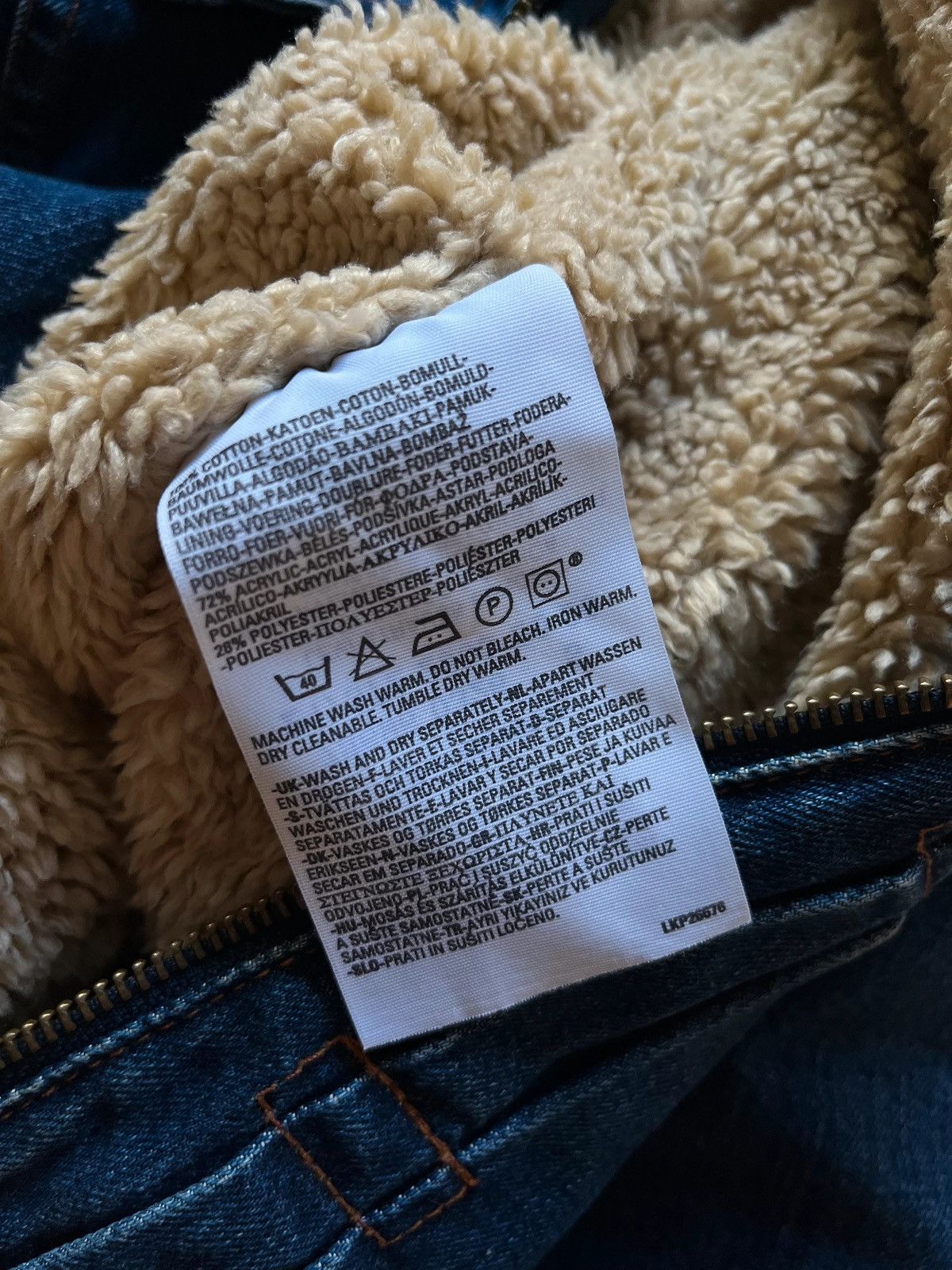 Levi's Levi's 73696 03 Sherpa Boxy Jeans Denim Jacket 2003 Rare Size S / US 4 / IT 40 - 10 Thumbnail