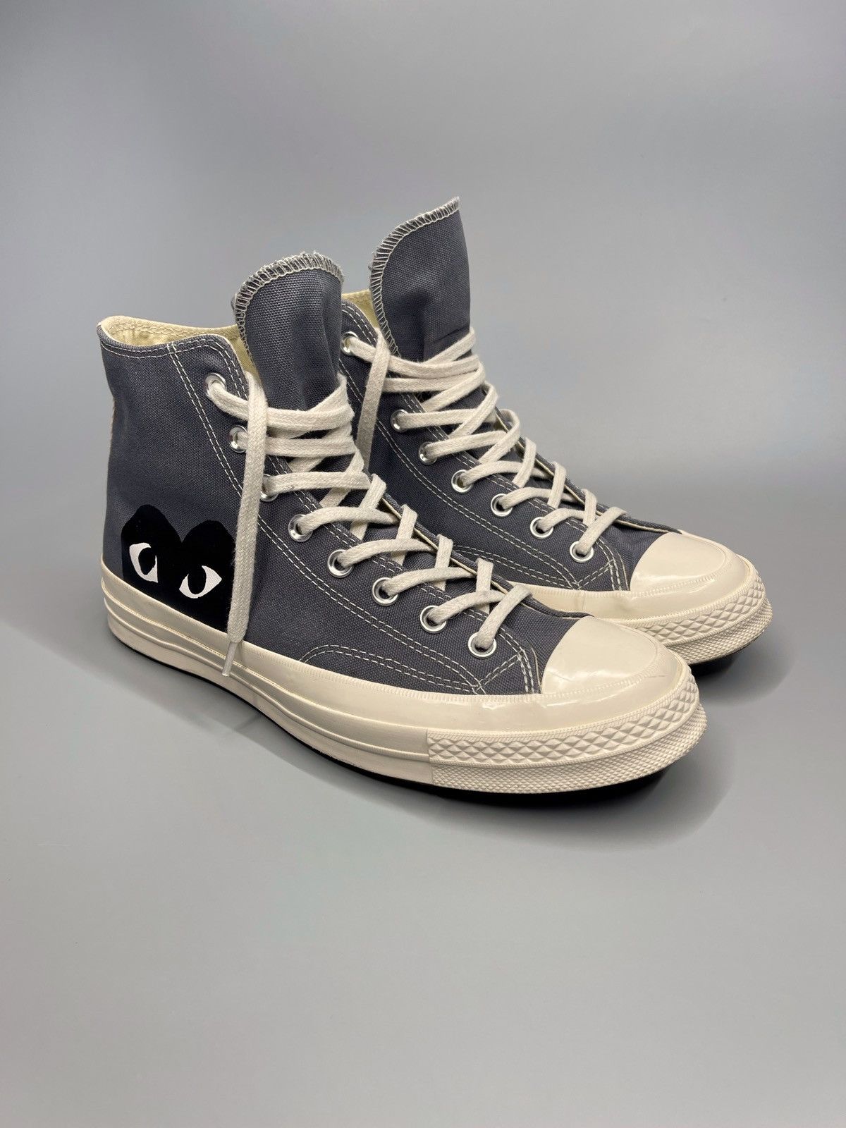 Comme des Garcons × Converse Comme Des Garcons x Converse Hi Top Sneakers Size US 9.5 / EU 42-43 - 2 Thumbnail