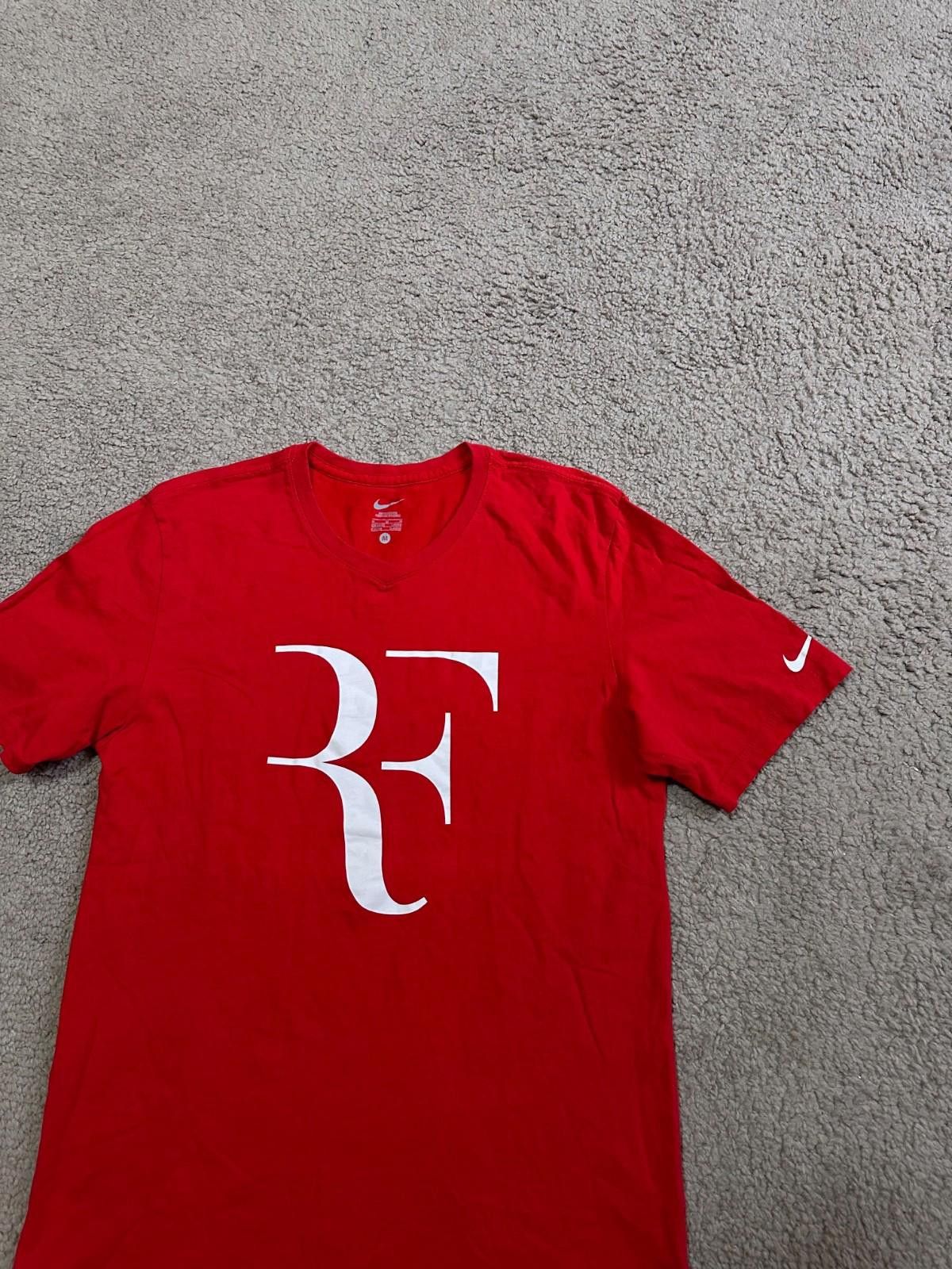 Nike Nike Roger Federer 2010 T-Shirt Men Size M Red Size US M / EU 48-50 / 2 - 3 Thumbnail