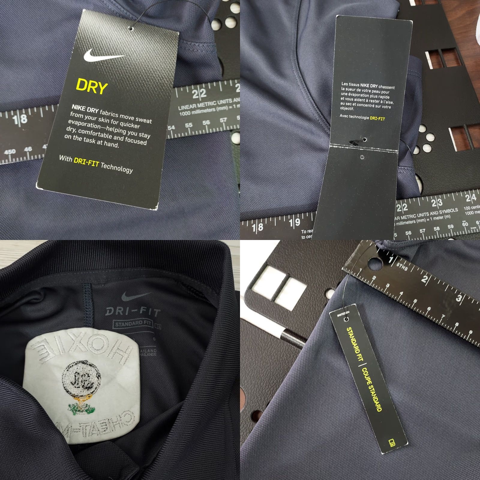 Nike Nike Dri-Fit Golf Polo Shirt Mens L Blue Nike Golf Polo Size US L / EU 52-54 / 3 - 8 Thumbnail