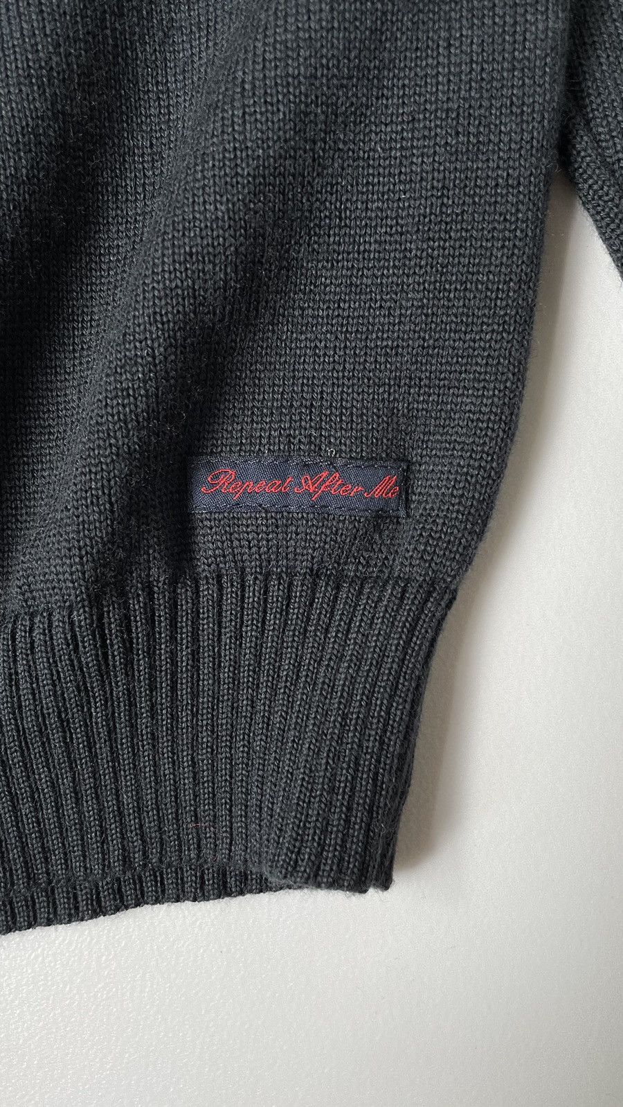 Raf Simons Riot Riot Riot ‘Repeat After Me’ Sweater Size US M / EU 48-50 / 2 - 8 Thumbnail