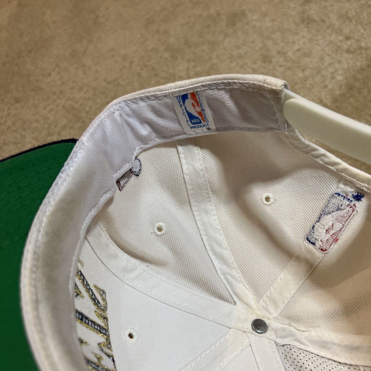 Vintage Vtg 90s Sports Specialties Denver Nuggets Laser Snapback Hat Size ONE SIZE - 8 Thumbnail