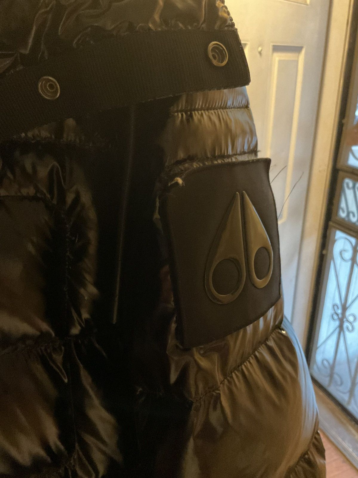 Moose Knuckles Moose Knuckles Black Hooded Reflective Puffer Jacket Size L Size US L / EU 52-54 / 3 - 3 Thumbnail