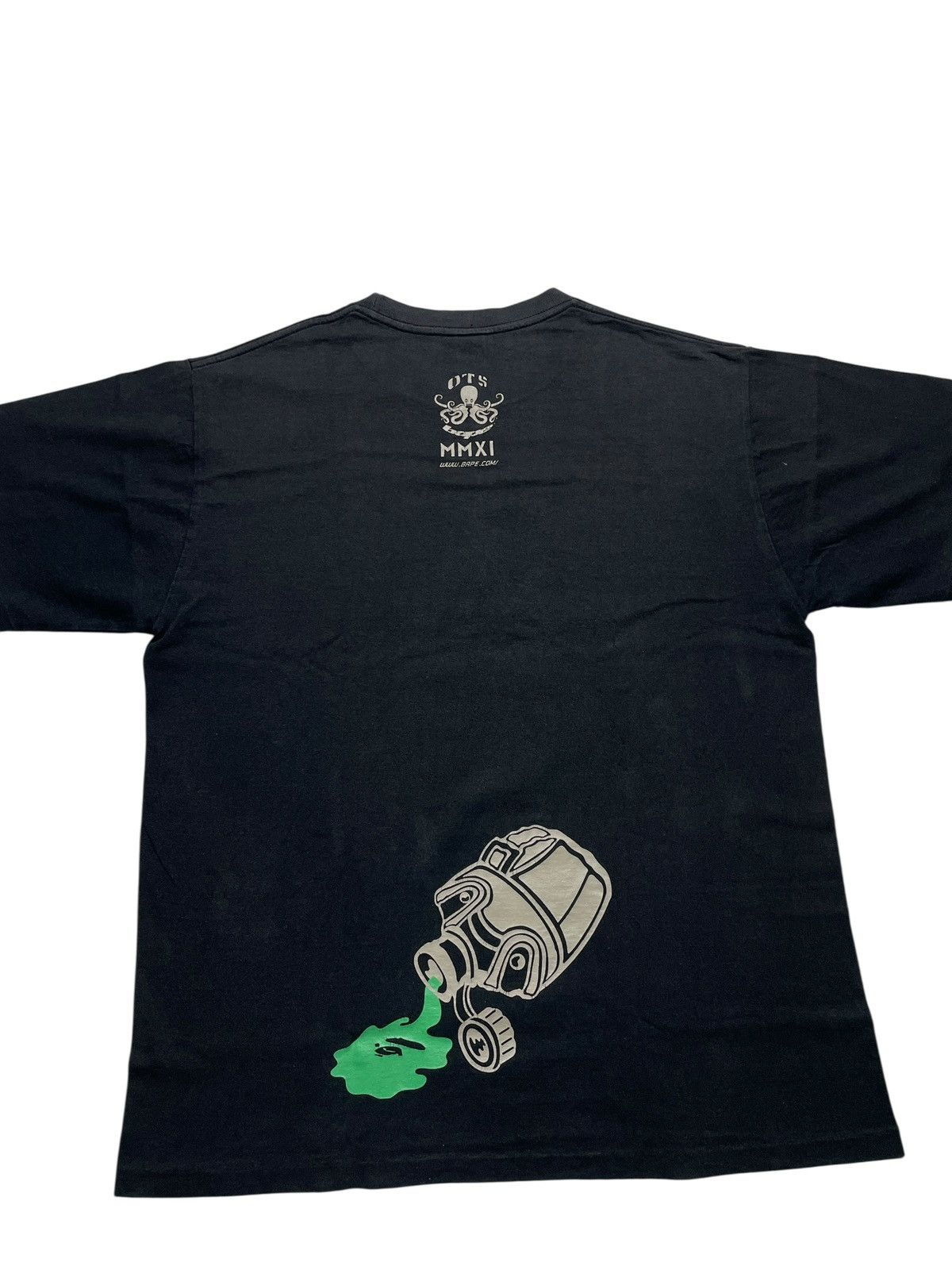 Bape Bape Drip Logo Faded Tshirt Size US L / EU 52-54 / 3 - 12 Thumbnail