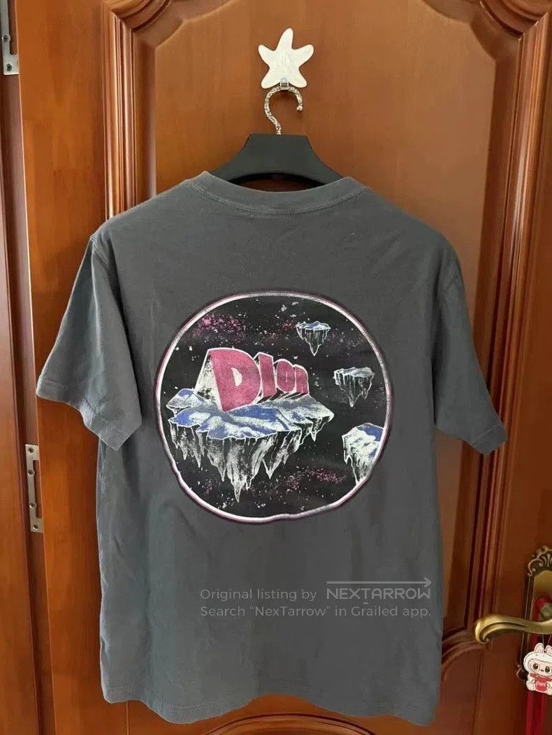 Dior Dior Gray Space Graffiti Short Sleeve Tee. Size US S / EU 44-46 / 1 - 2 Thumbnail
