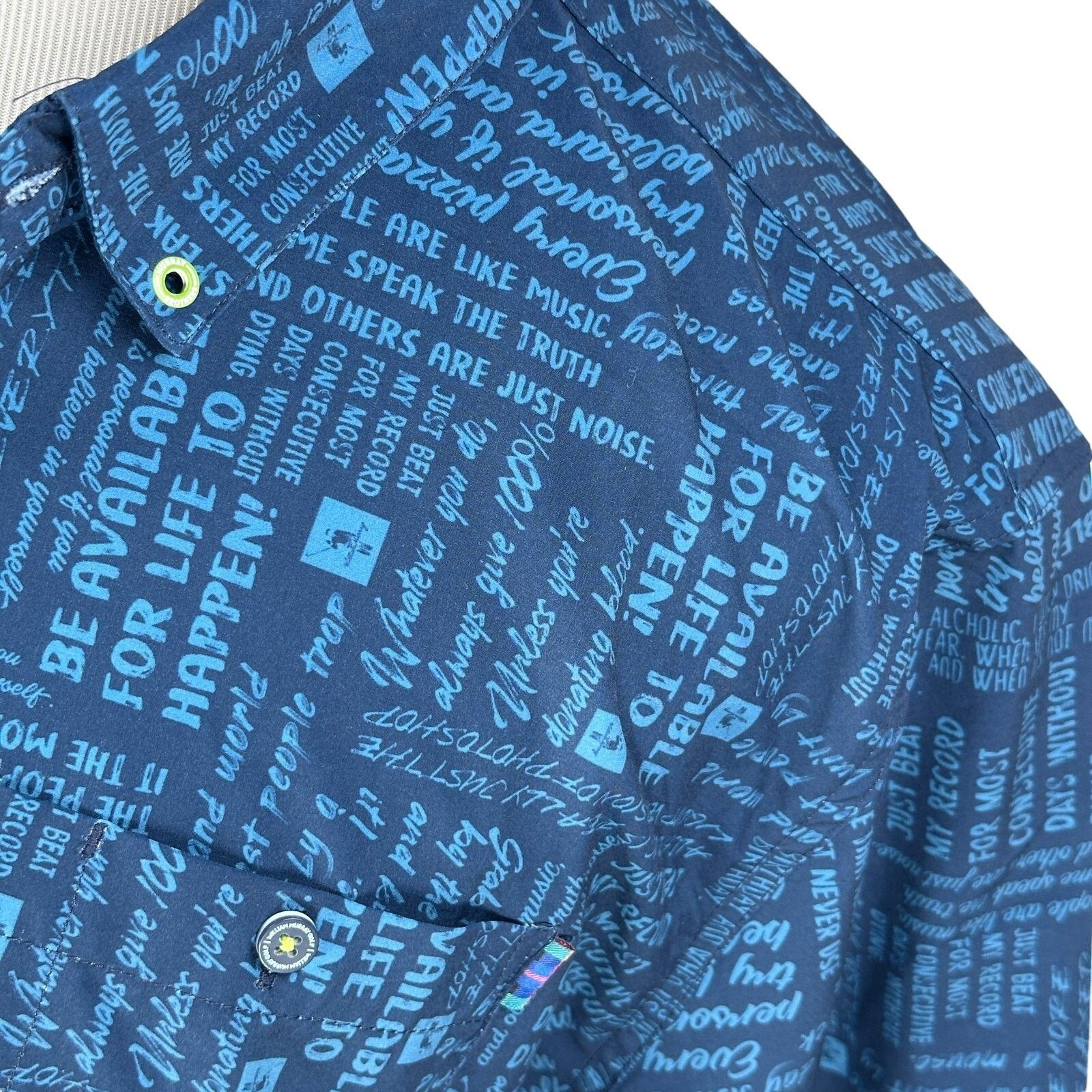 Other William Murray Shirt Men’s XXL Blue Short Sleeve Button Up Size US XXL / EU 58 / 5 - 3 Thumbnail