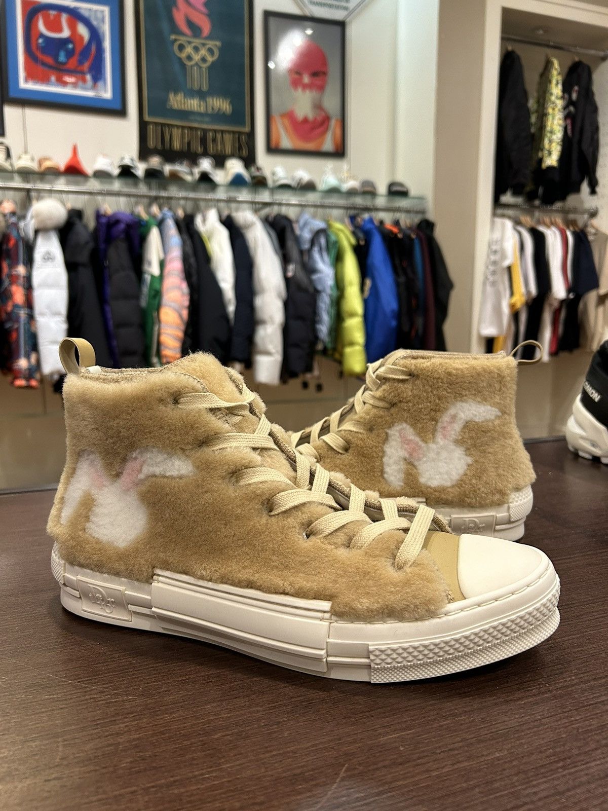 Dior × ERL Dior X ERL B23 Hightop Beige Size US 10 / EU 43 - 2 Thumbnail