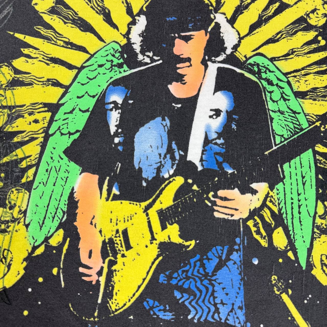Band Tees 90s Vintage 1994 Carlos Santana Heaven Smiles AOP T-Shirt Size US XL / EU 56 / 4 - 21 Thumbnail