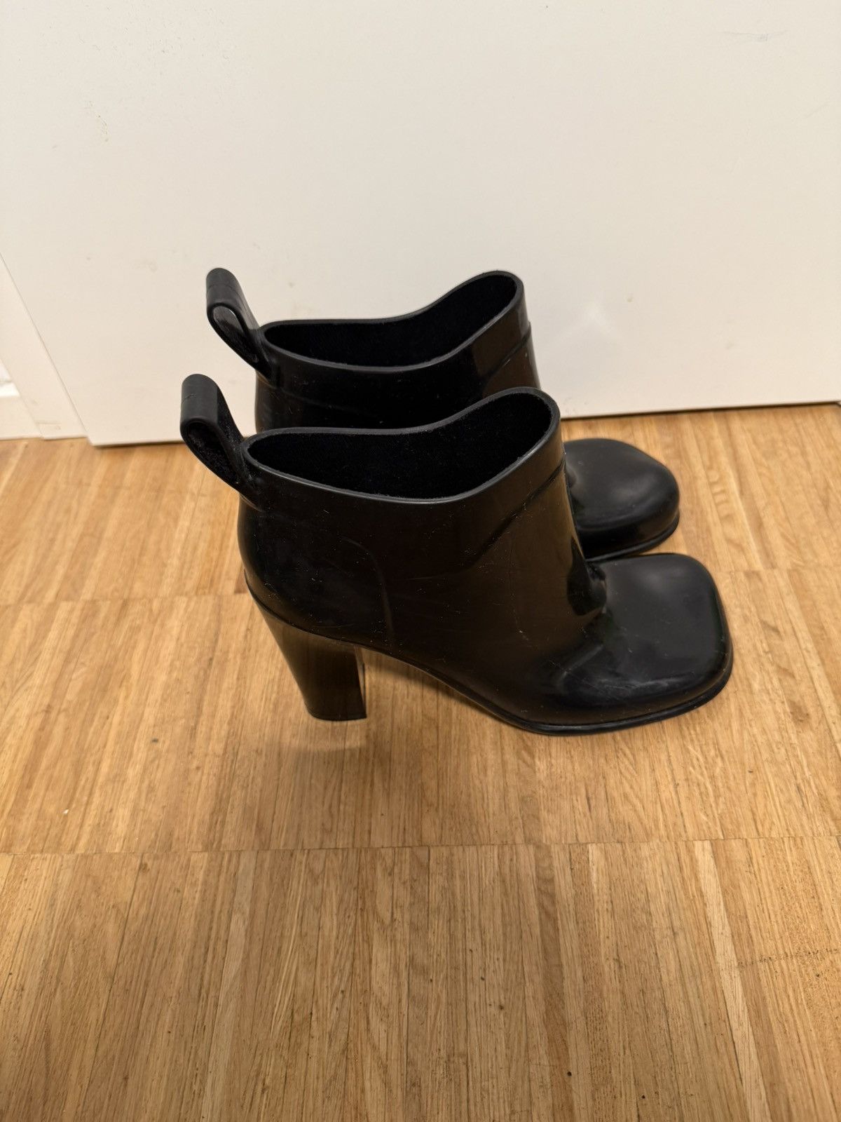 Bottega Veneta Bottega Veneta Women's Waterproof Black Rain Boots Size US 9 / IT 39 - 3 Thumbnail