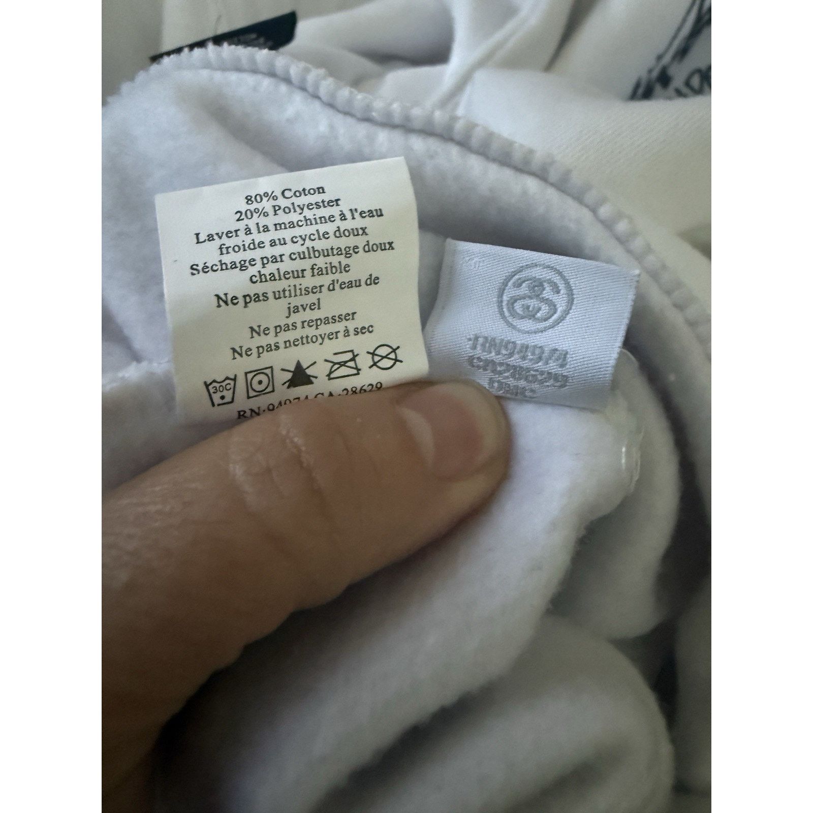 Stussy STUSSY Singapore Pullover Hoodie WHITE Archive New cut tags Size US S / EU 44-46 / 1 - 8 Thumbnail
