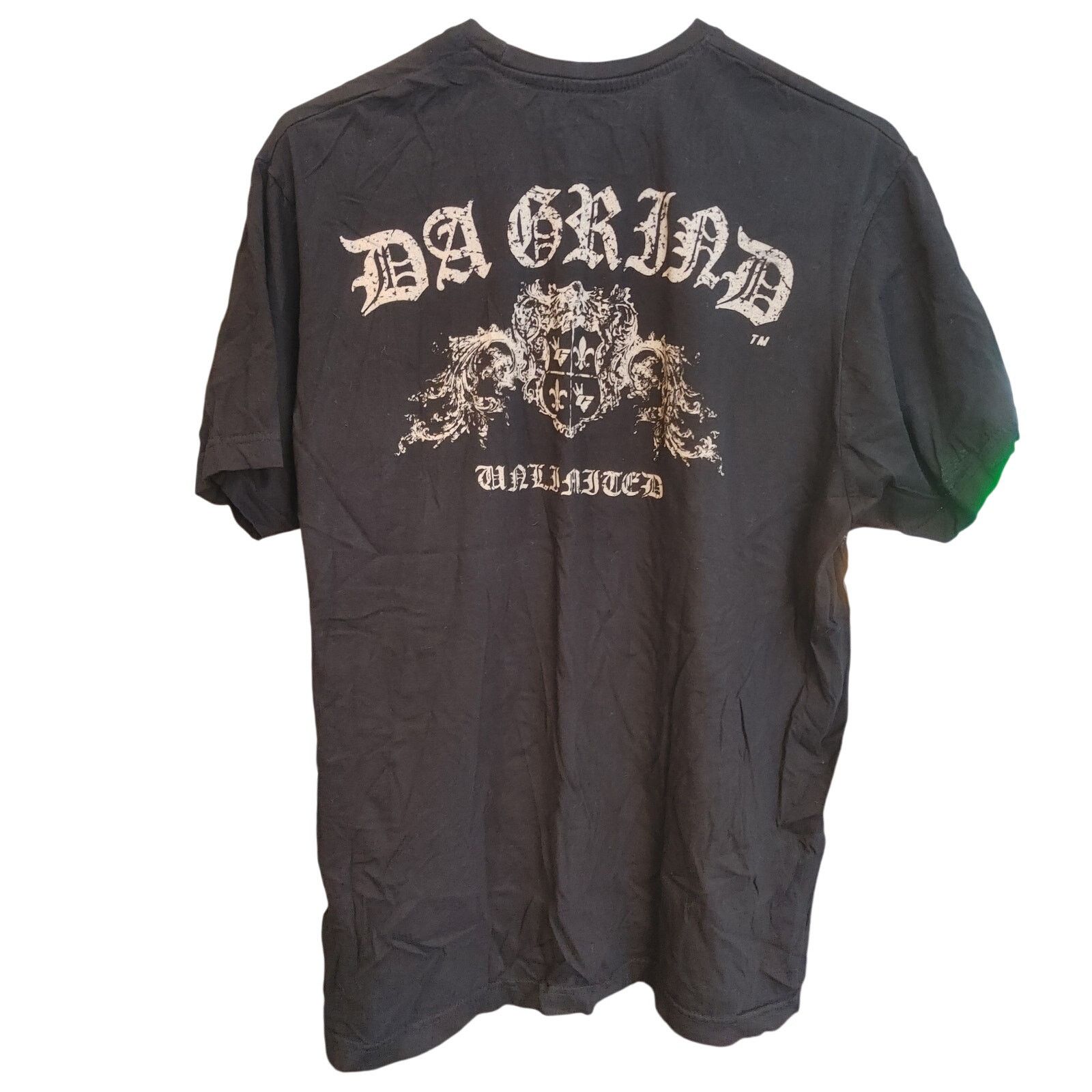 Other Da Grind Men XL Dark Gray Silver Stripe/Eagle Logo Graphic T Size US XL / EU 56 / 4 - 2 Thumbnail
