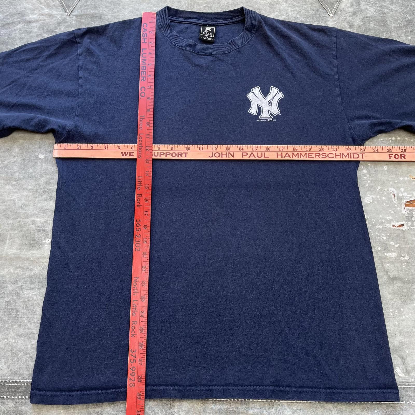 MLB × Vintage Vintage Y2K New York Yankees Hall of Fame Baseball MLB Shirt Size US XL / EU 56 / 4 - 3 Thumbnail