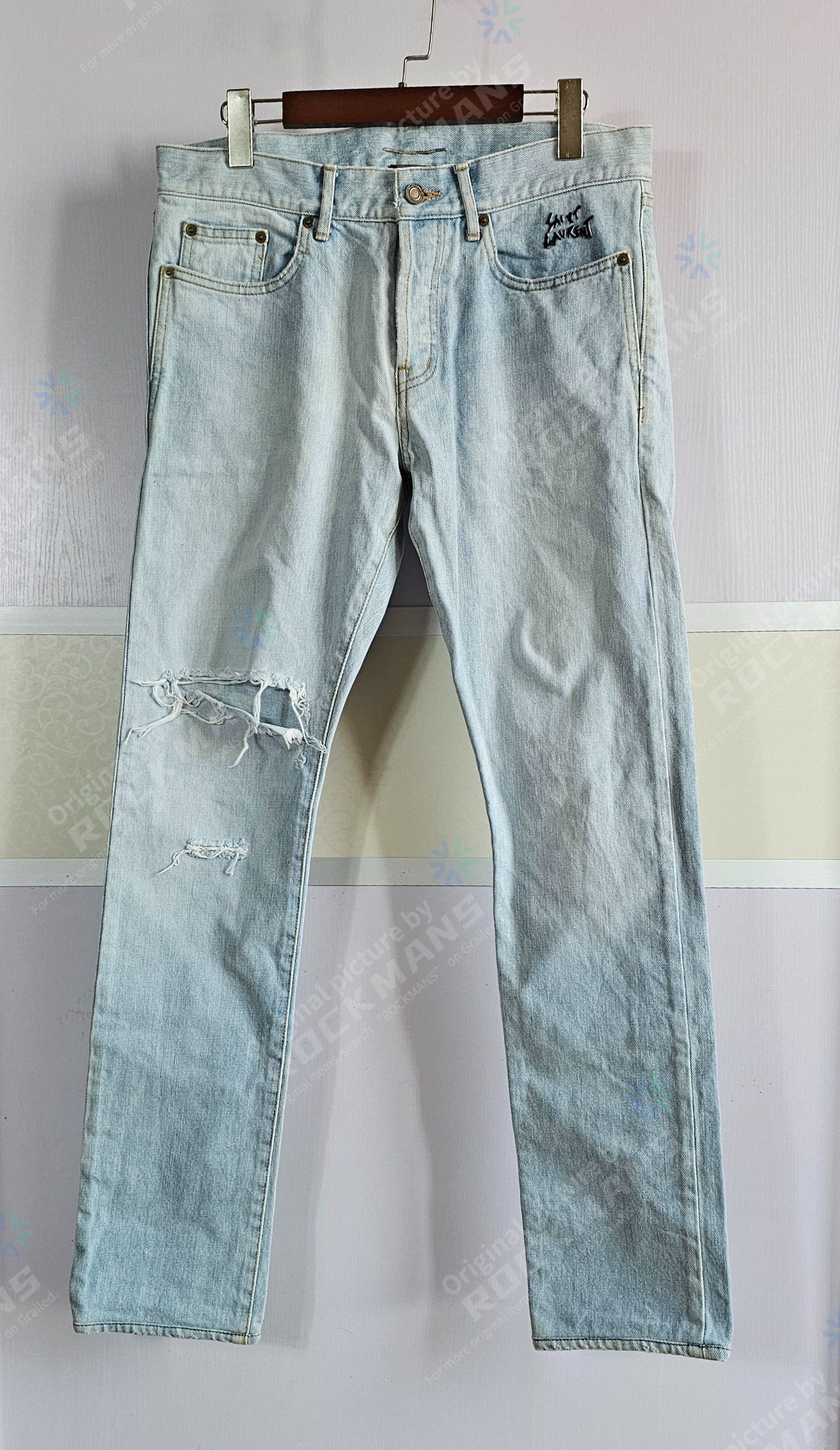 Saint Laurent Paris Saint Laurent Paris Men's D01 Jeans Size 30 Size US 30 / EU 46 - 1 Thumbnail