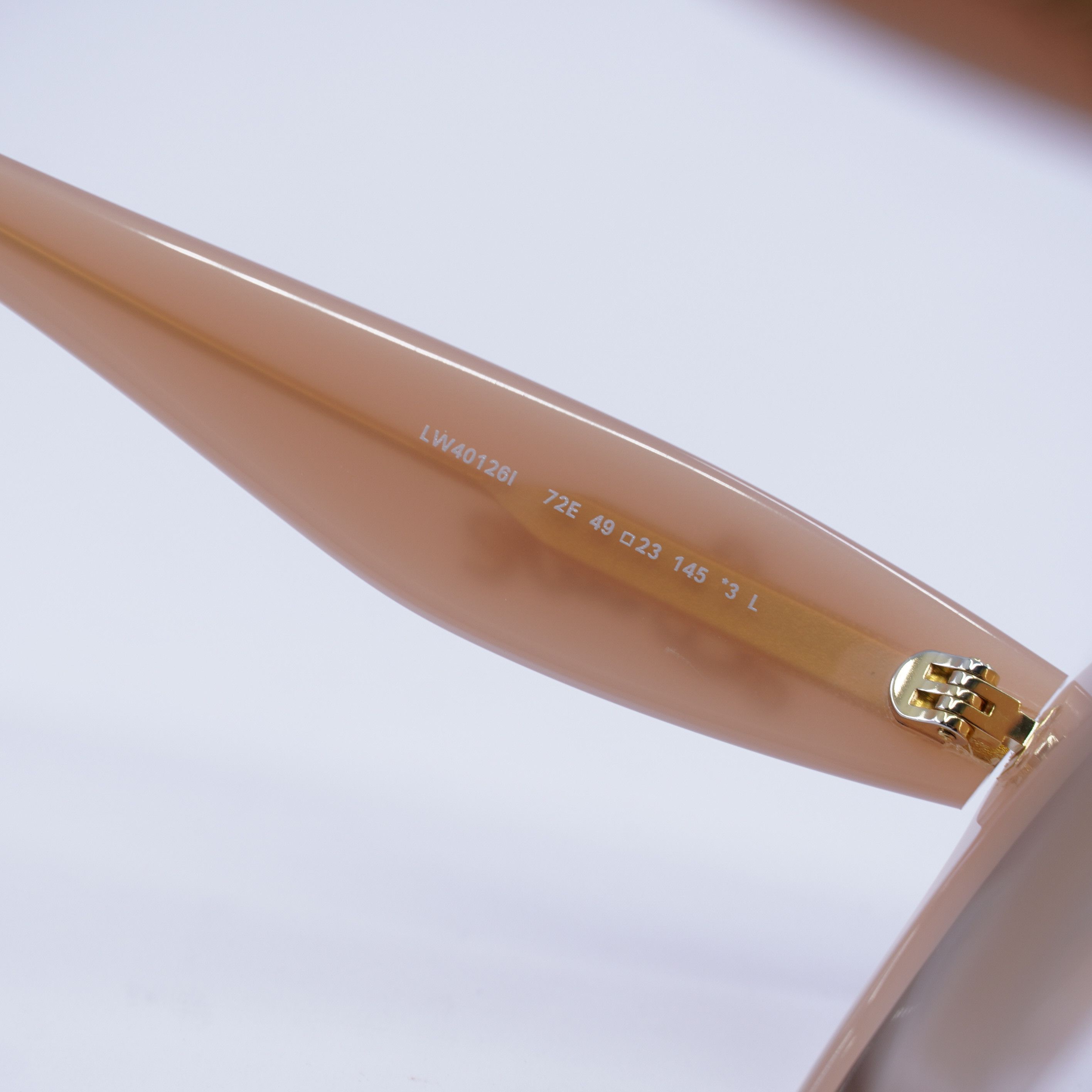 Loewe Loewe LW40126I 72E Sunglasses Pink Round Frame, Grey Lenses Size ONE SIZE - 5 Thumbnail