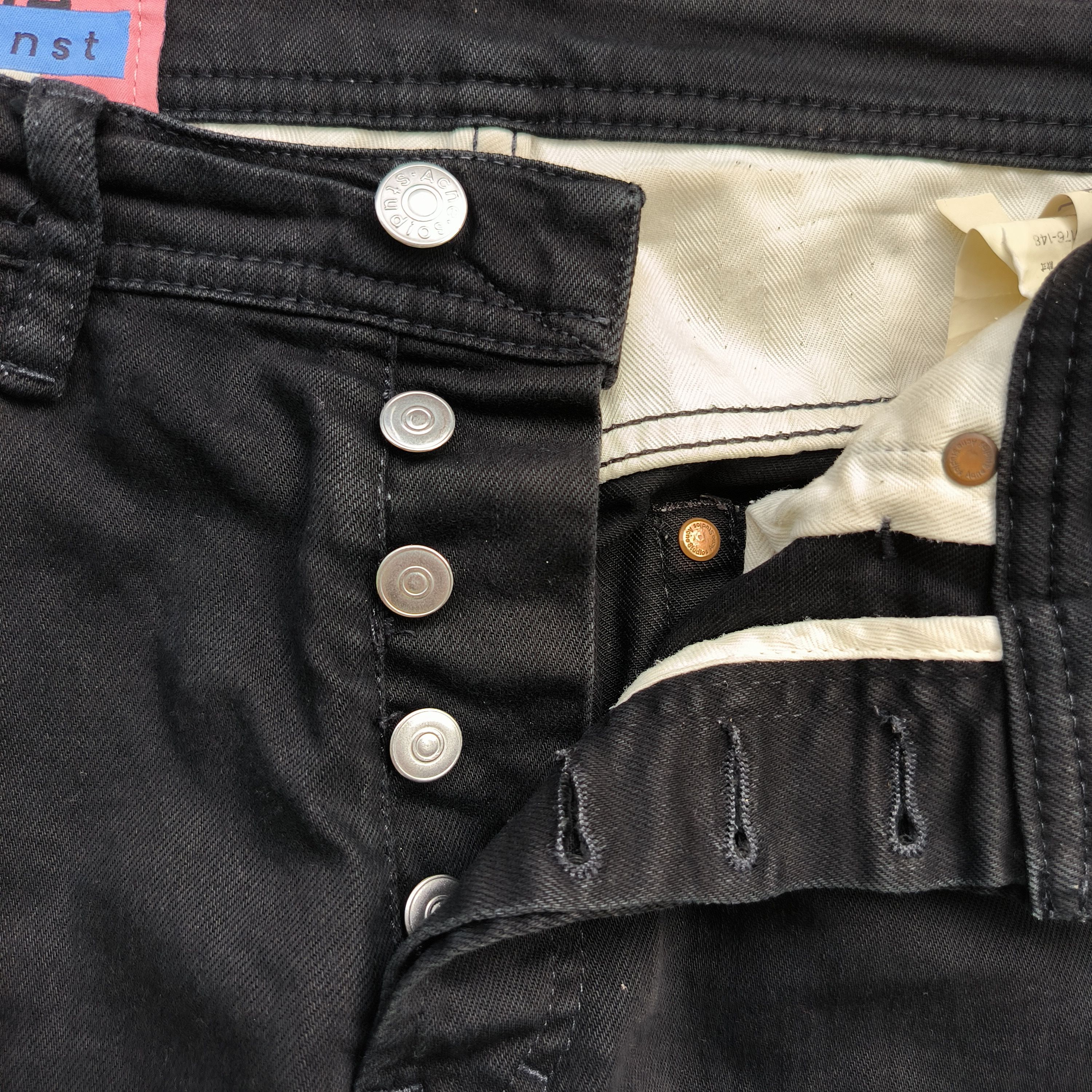 Acne Studios Acne Studios River Stay Black Jeans Size US 30 / EU 46 - 2 Thumbnail