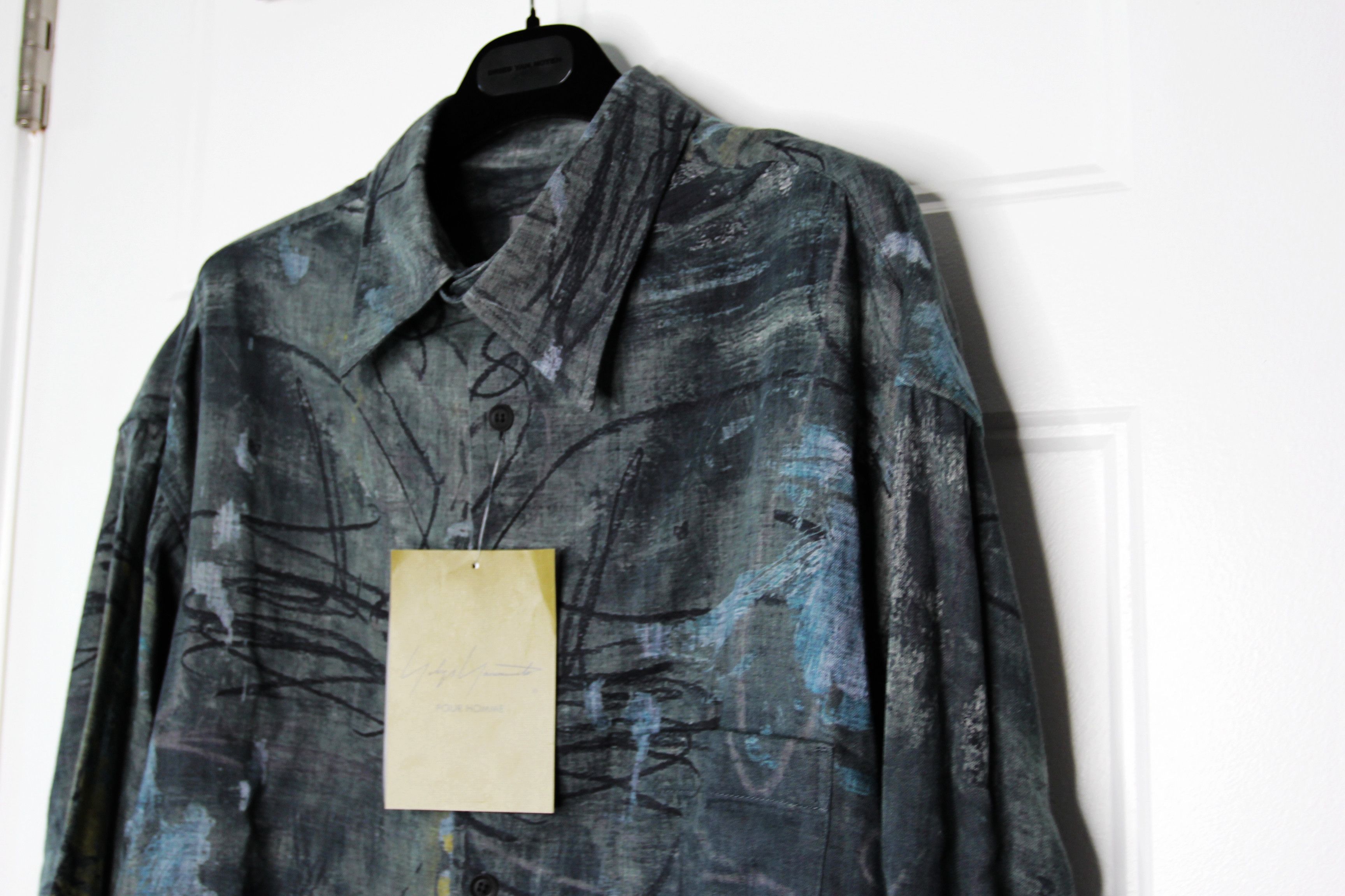 Yohji Yamamoto BNWT SS23 YOHJI YAMAMOTO POUR HOMME YYPH ASAKURA SHIRT 3 Size US L / EU 52-54 / 3 - 4 Thumbnail