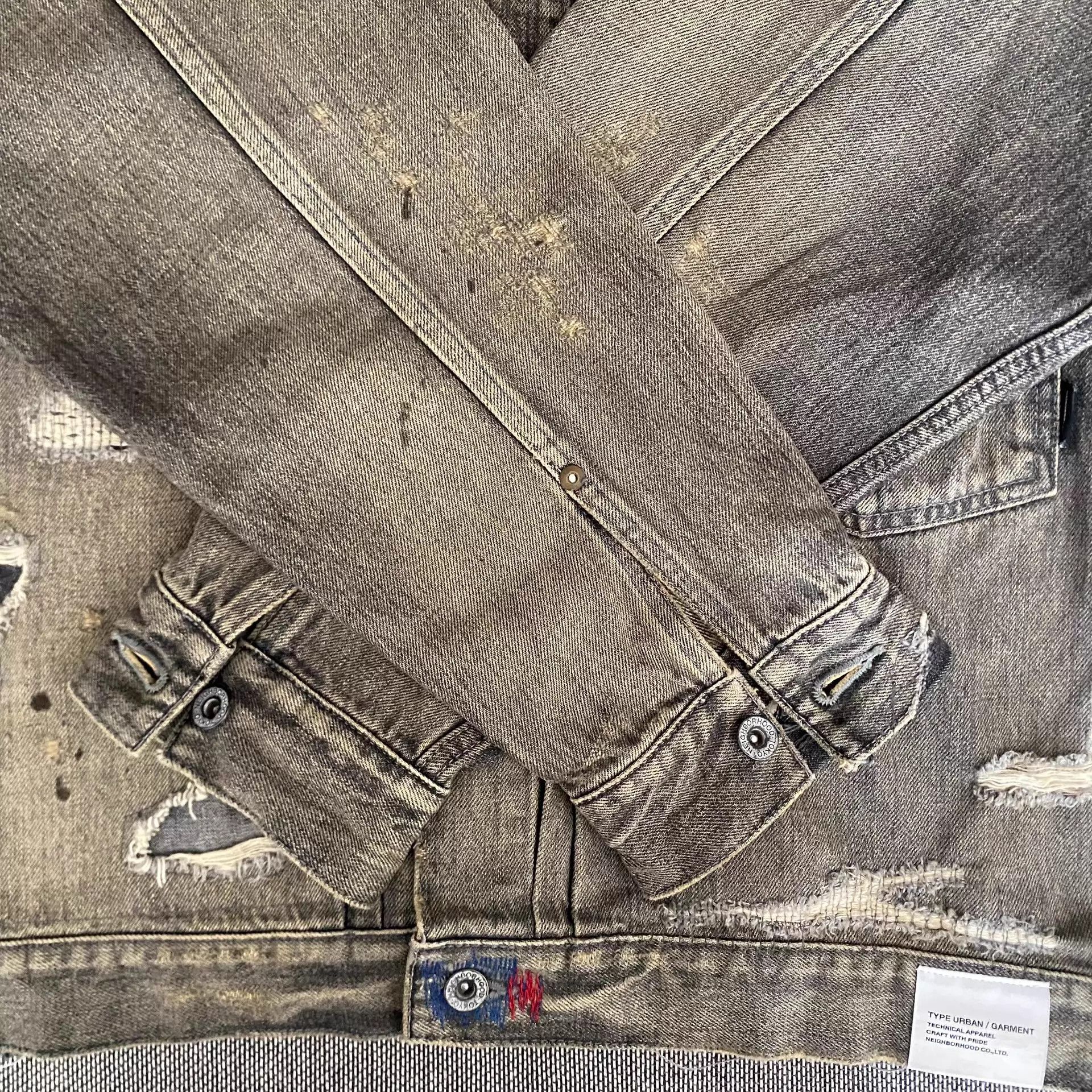 Neighborhood Neighborhood 24ss Stockman Black Denim Jacket (L) Size US L / EU 52-54 / 3 - 5 Thumbnail