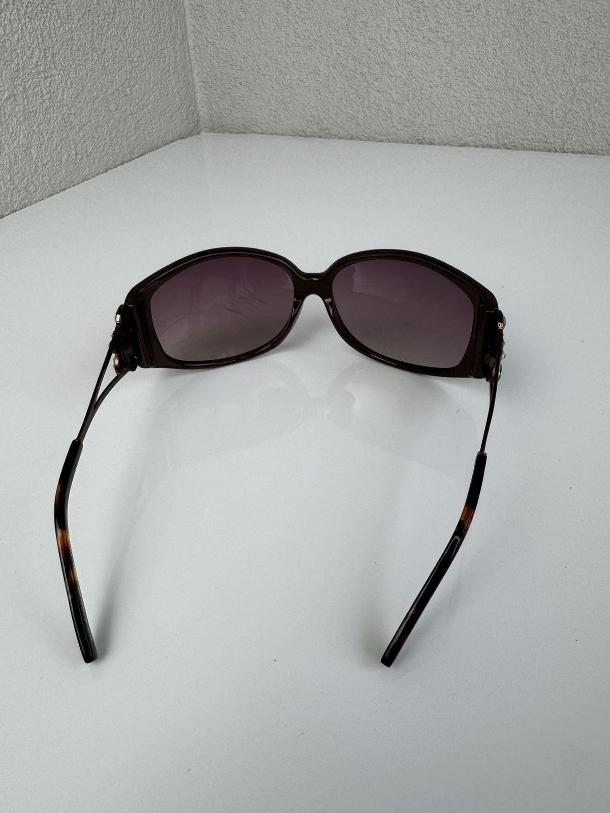 Salvatore Ferragamo Salvatore Ferragamo Sunglasses Tortoiseshell Crystal Size ONE SIZE - 8 Thumbnail