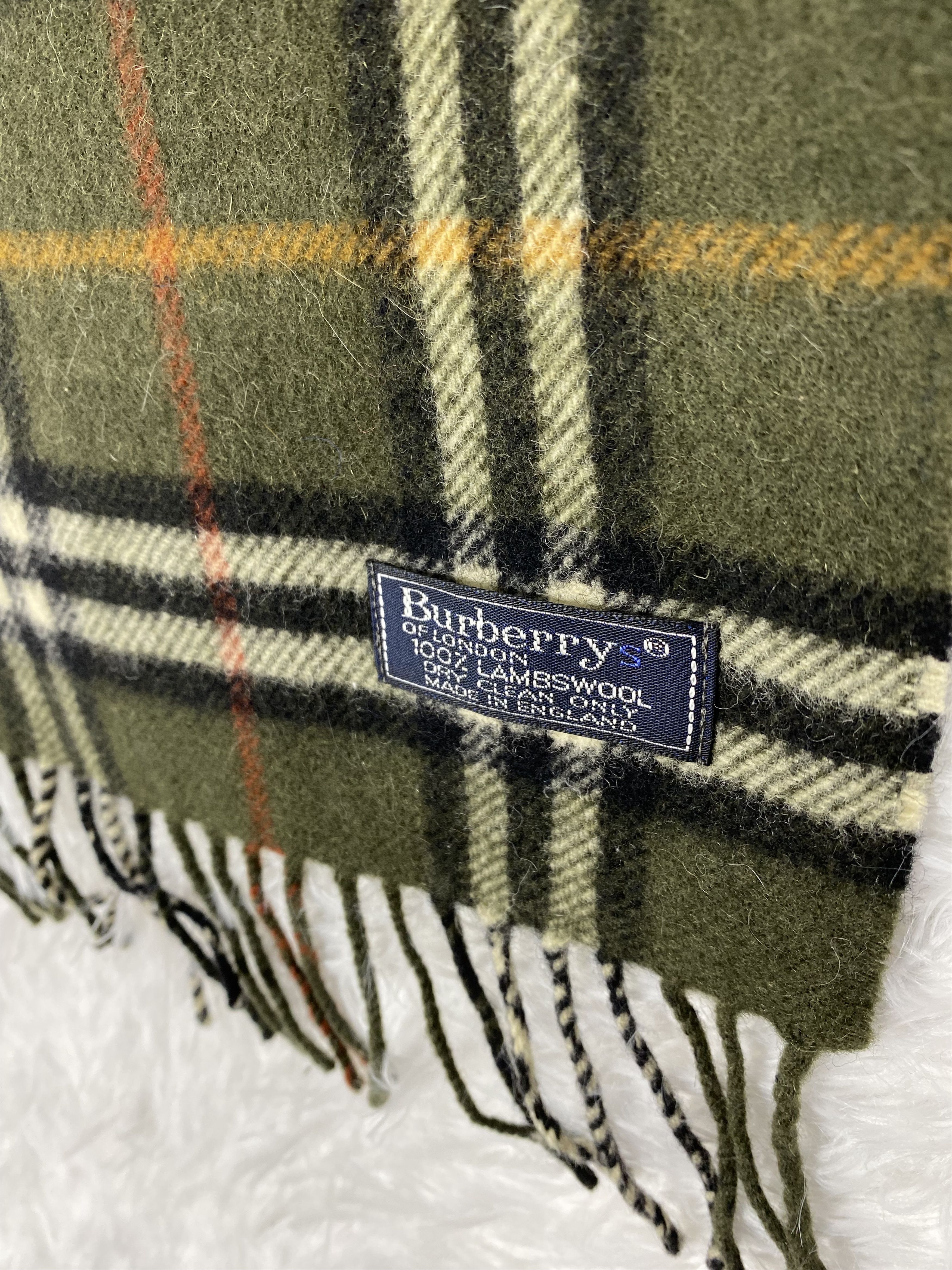 Burberry Vintage Burberry Scarf / Muffler Neckwear PM0004 Size ONE SIZE - 2 Thumbnail