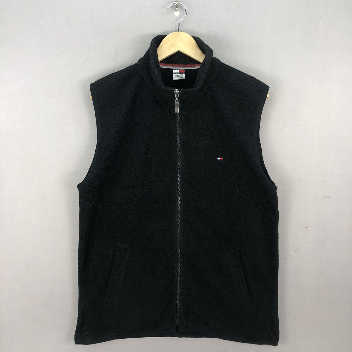 Tommy Hilfiger Vintage 90’s Tommy Jeans Fleece Sleeveless Jacket Size US S / EU 44-46 / 1 - 1 Thumbnail