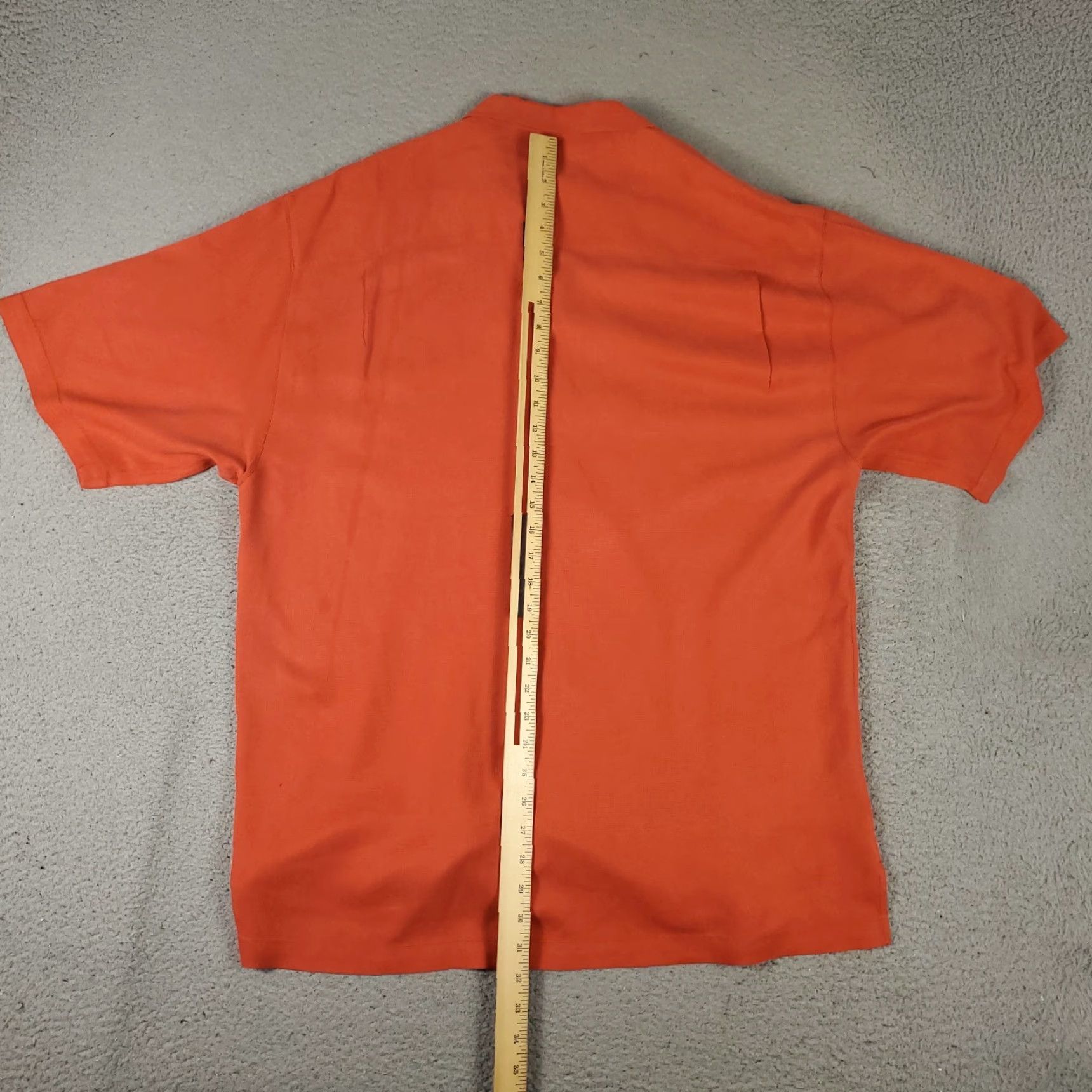 Tommy Bahama Tommy Bahama Hawaiian Shirt Orange Silk Button-Up Short Sleeve Mens XL Aloha Classic Size US XL / EU 56 / 4 - 6 Thumbnail