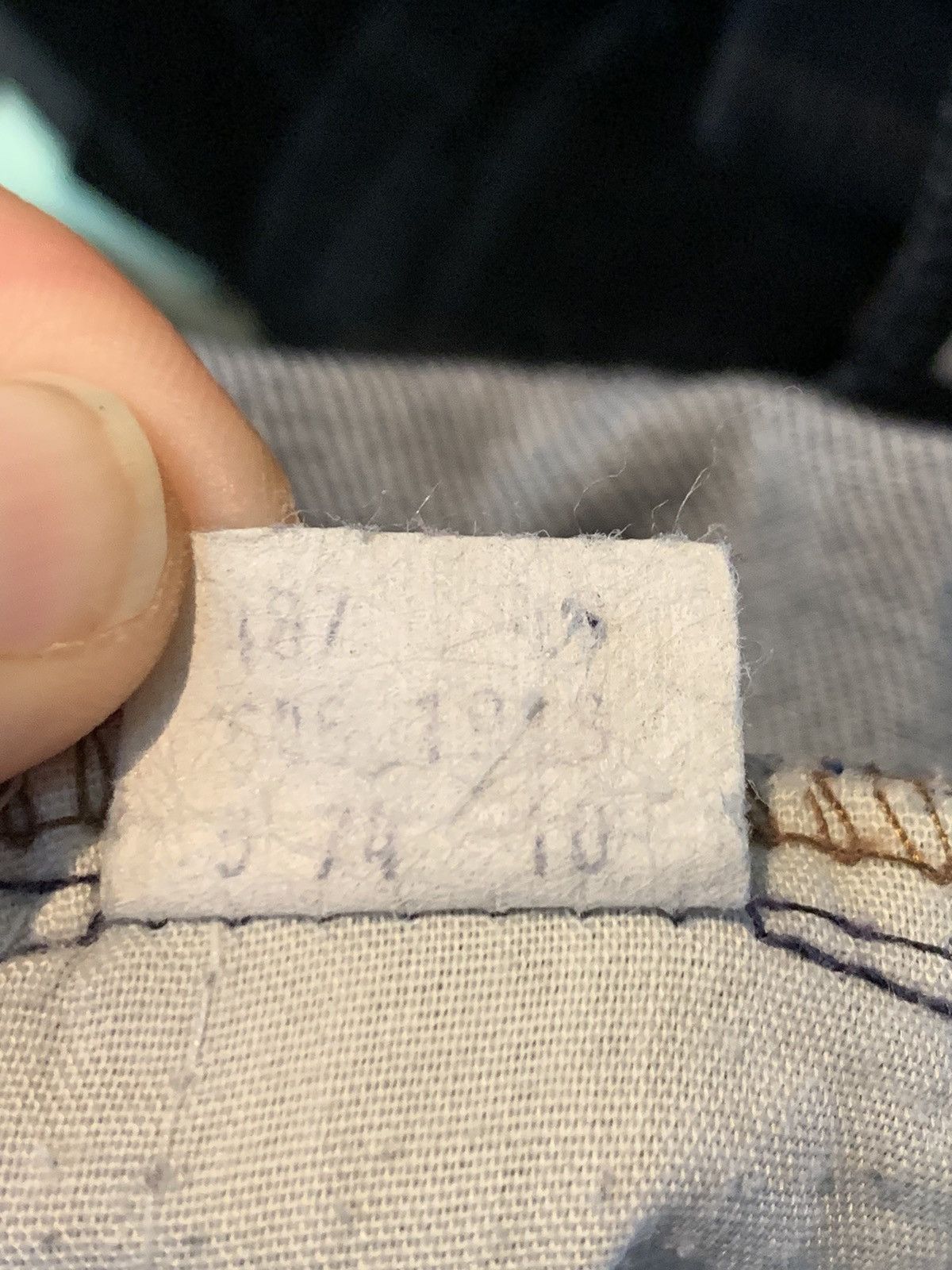Levi's *RARE* Vintage 70’s Levi’s 646 Blank Black Tab Jeans Talon Size US 32 / EU 48 - 9 Thumbnail