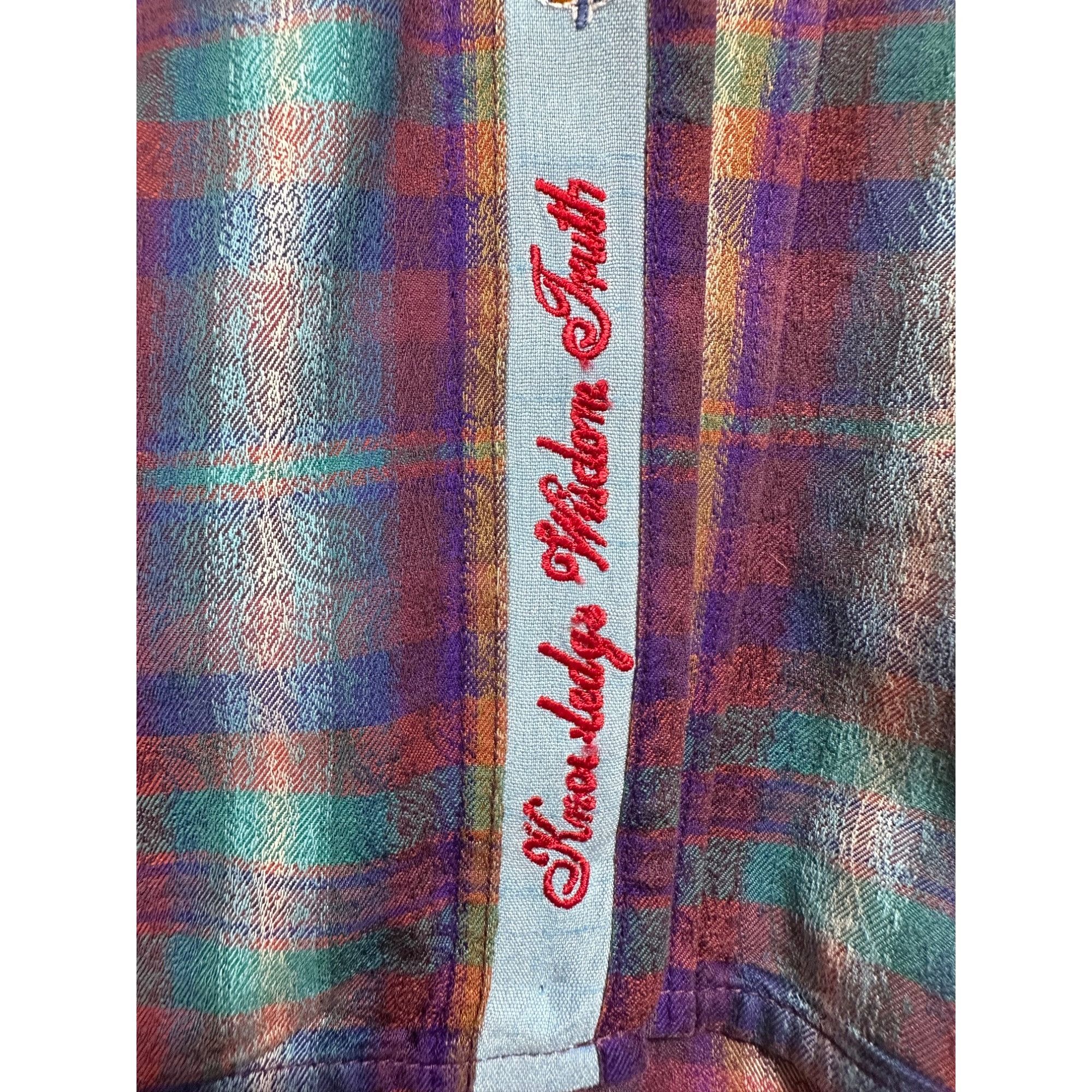 Robert Graham Robert Graham Purple Beige Plaid Men's Long Sleeve Button Do Size US M / EU 48-50 / 2 - 2 Thumbnail