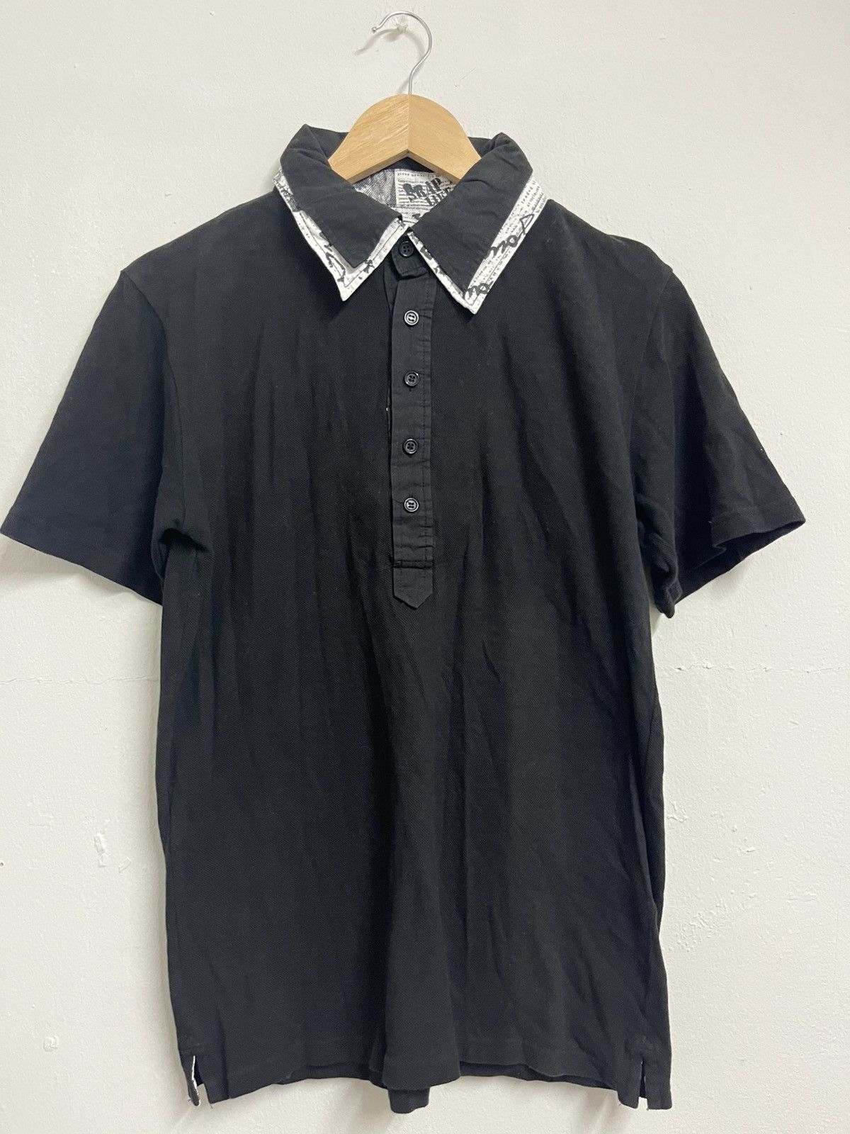 Beaumere 💥Offer💥Beaumere Punk Double Collar Polo Shirts Size US M / EU 48-50 / 2 - 1 Thumbnail