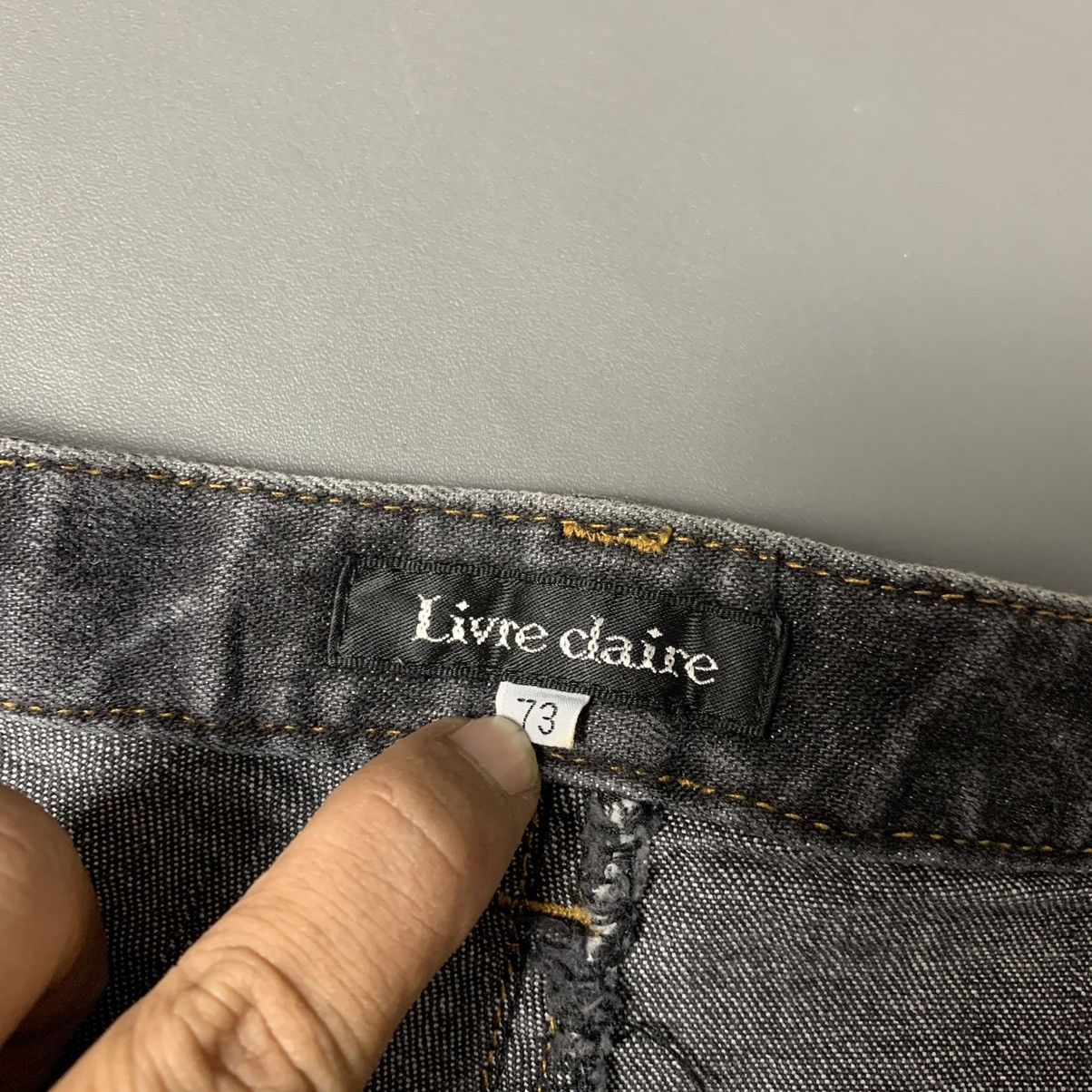 Hysteric Glamour × Japanese Brand Super Flare Jeans Livre Claire Thin Low Rise Boot Cut Size US 31 - 9 Thumbnail