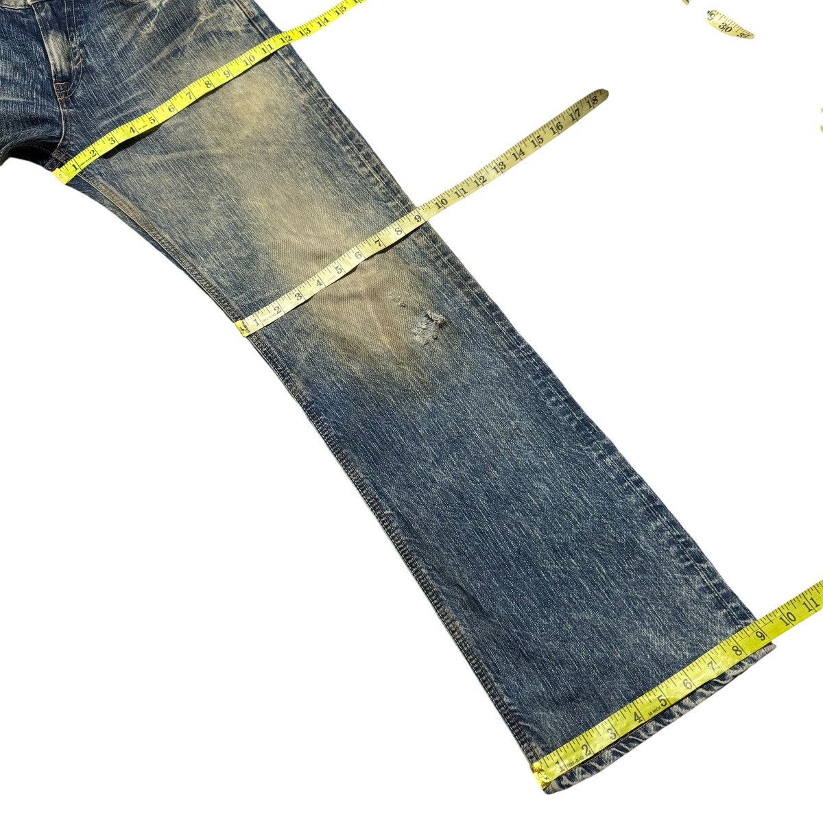 Edwin Vintage Edwin 503 Mudwash Denim Distressed Jeans Size US 31 - 19 Thumbnail