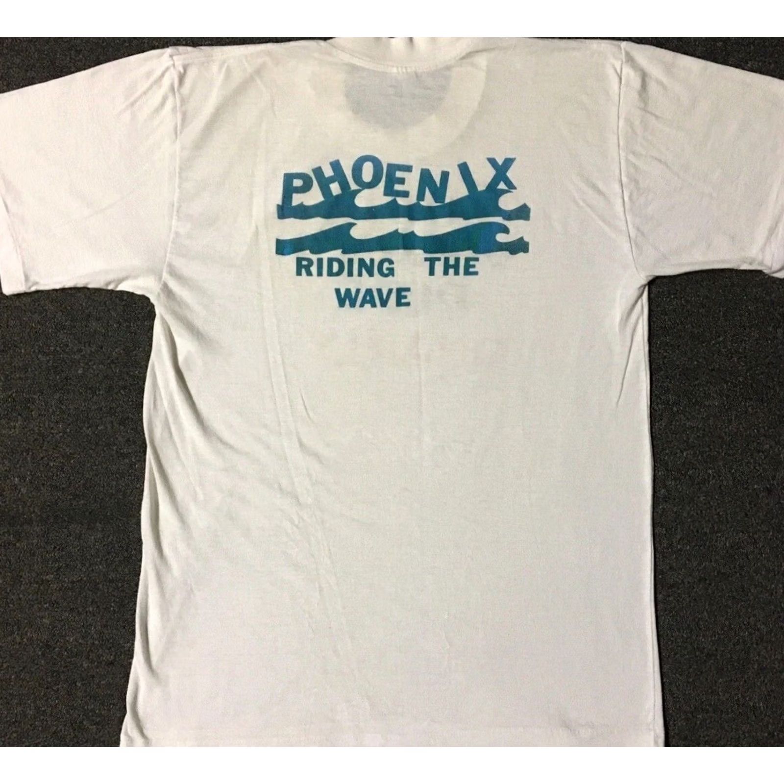 Vintage VINTAGE Shirt Mens S White Gnarly Phoenix Surf Skate Grunge 80s Funny Saying Distressed Tee Single Stitch Size US S / EU 44-46 / 1 - 2 Thumbnail
